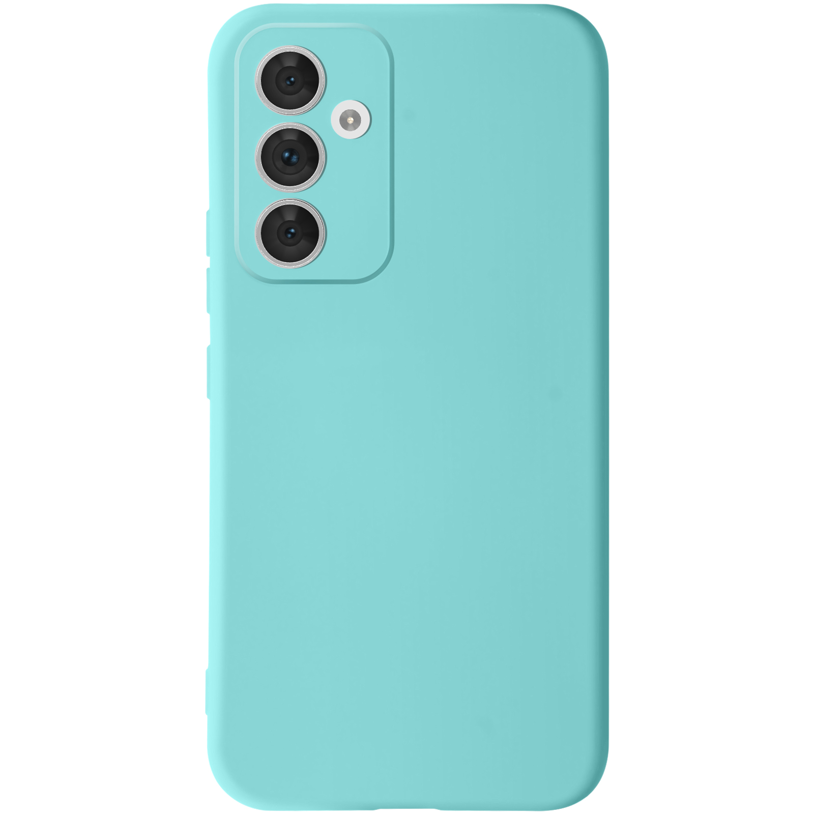 Fast Cover Silikon Handyhlle fr Samsung Galaxy A34 5G, Schutzhlle mit  Soft-Touch Design  Trkisblau - German