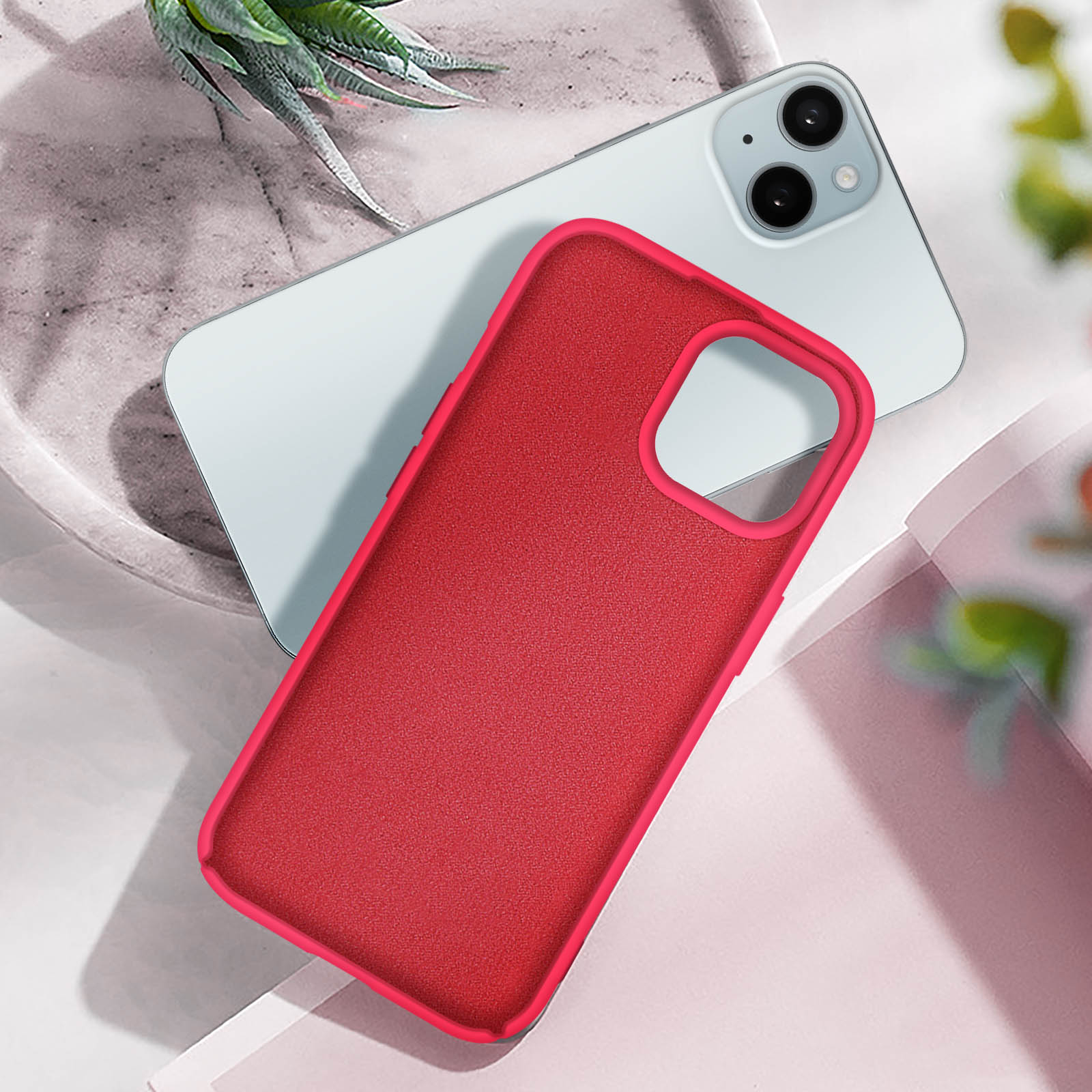Coque Silicone IPhone 16 15 14 13 12 11 Pro - Protection Antichoc Mate - Intérieur Microfibre