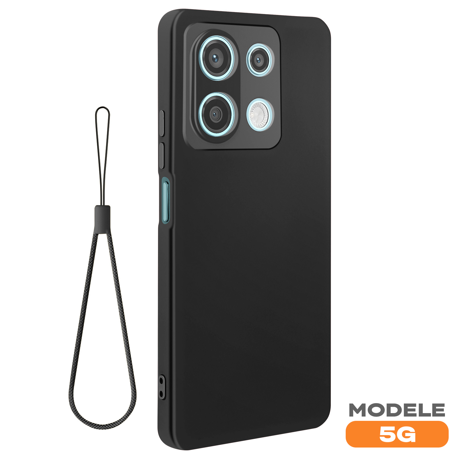 UPLAI Cover per Xiaomi POCO X5 5G/Xiaomi Redmi Note 12 5G, Ultra Sottile Morbido TPU Silicone Antiurto Custodia Modello di Pittura, Elegante Semplice Carino Trasparente Caso.Piccolo fiore