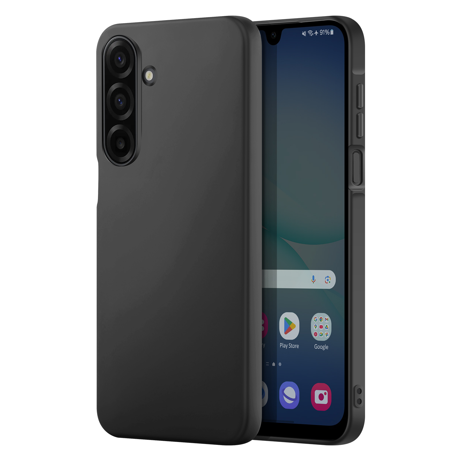 Mofurd Cover Opaca per Oppo A17 4G, Custodia in Silicone TPU