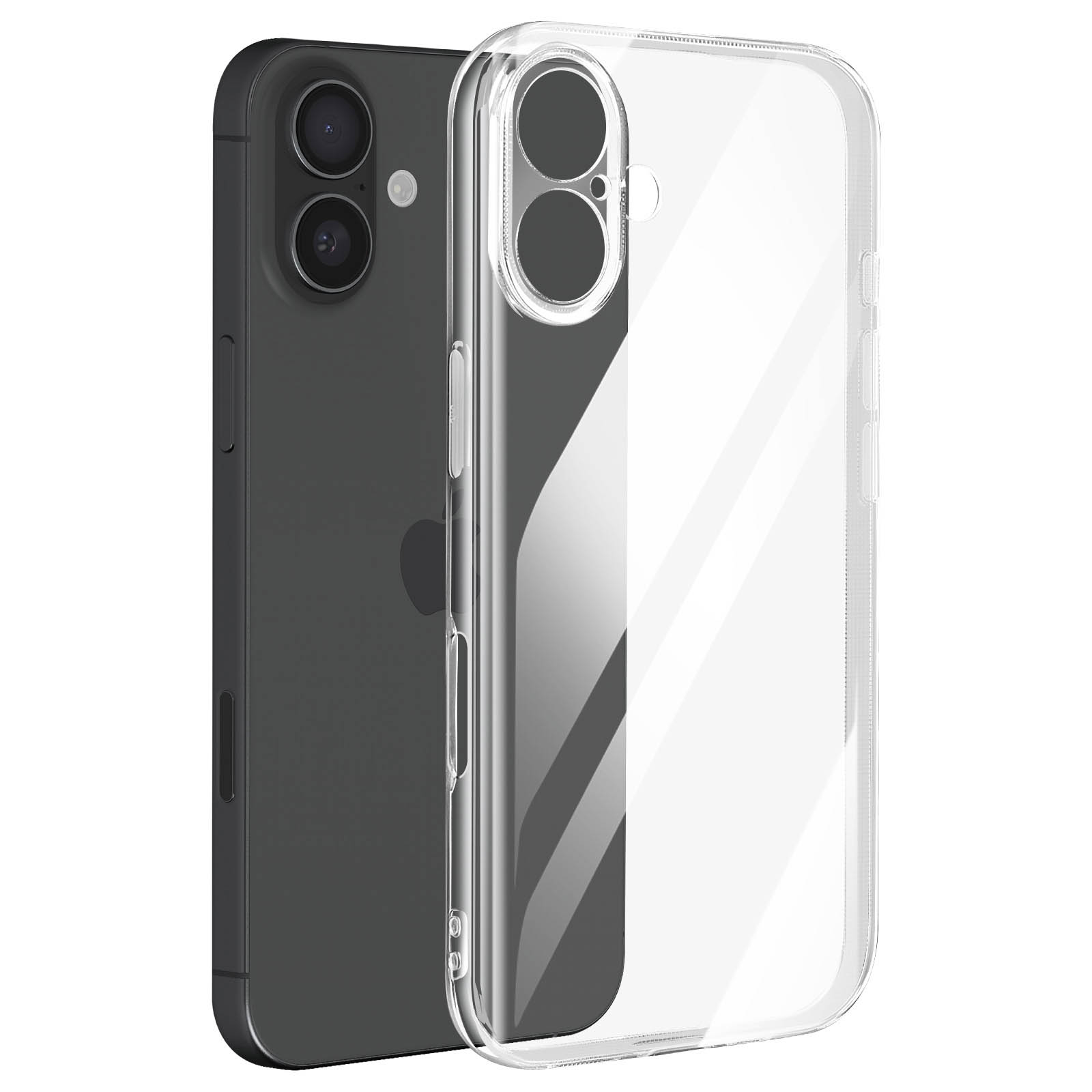 AKASHI ALTCI16EAG COVER per iPhone 16e, Trasparente AKASHI ALTCI16EAG COVER per iPhone 16e, Trasparente