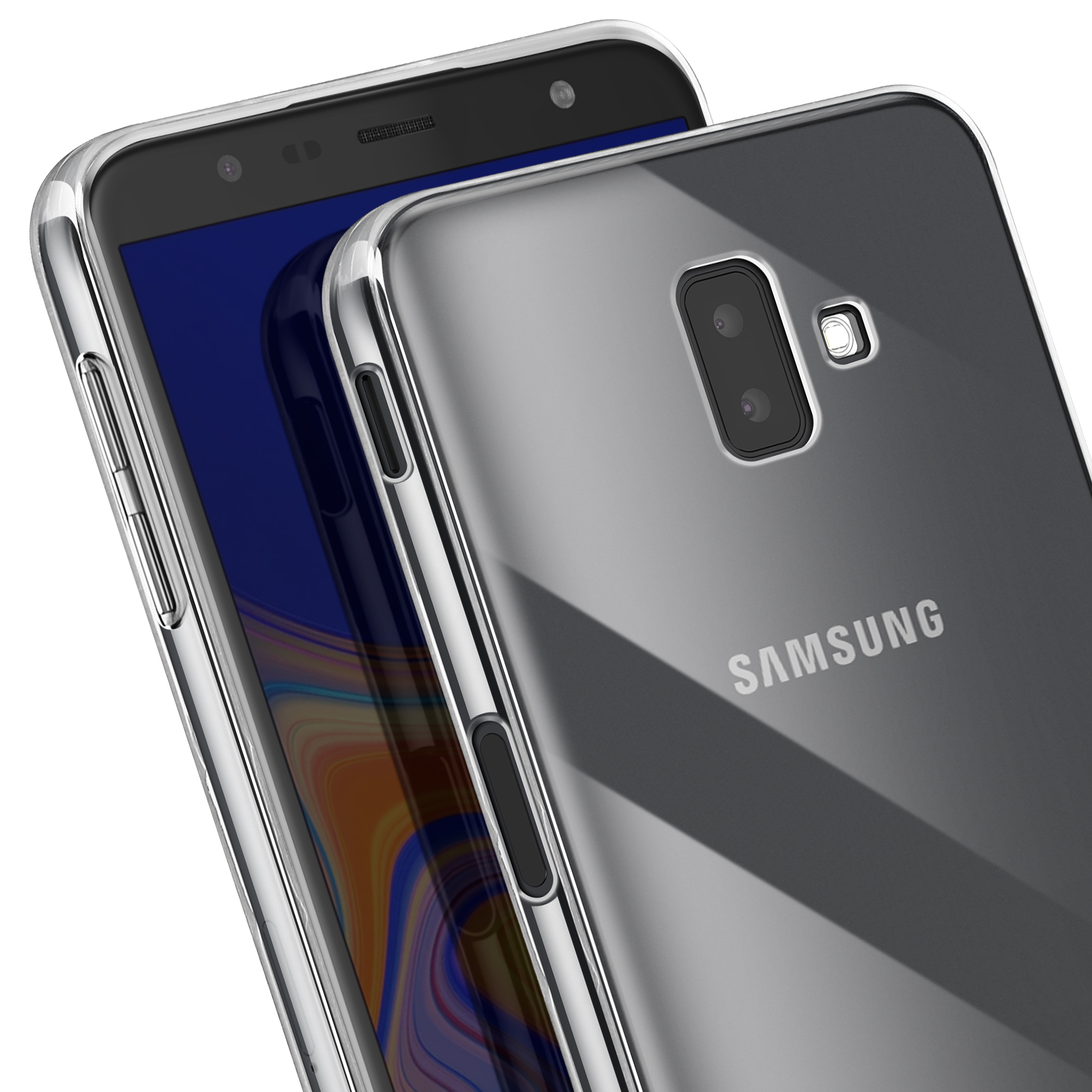 SONWO Cover per Galaxy J6 Plus 2018, Flip Caso in PU Pelle Case Cover Portafoglio Custodia per Galaxy J6 Plus 2018, [Kickstand] [Slot per Schede], Blu