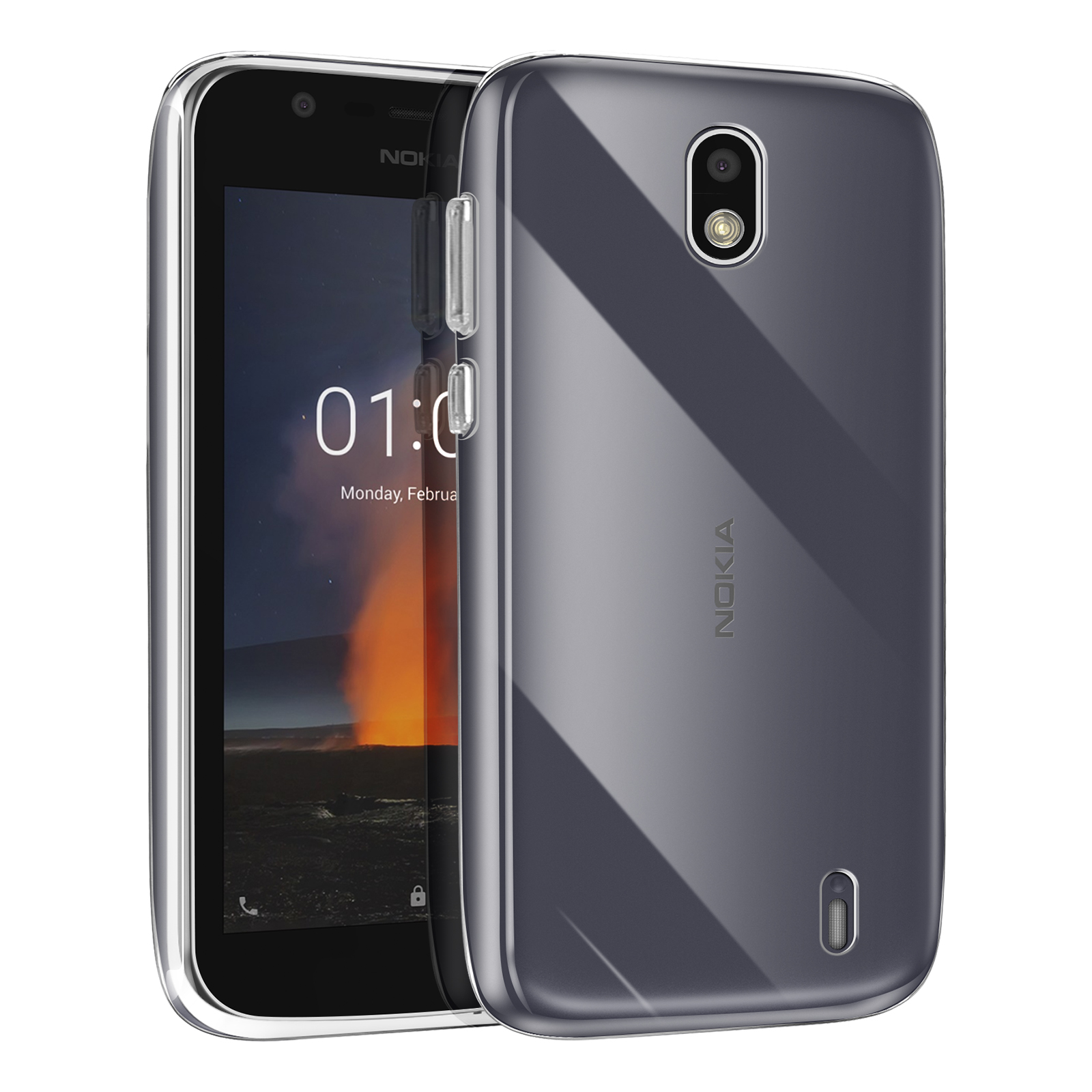 AICEK Compatible con Nokia 6.3 / G20 Cover, Trasparente Silicone Custodia per Nokia 6.3 Cover Protettiva Molle di TPU Bumper Case Sottile