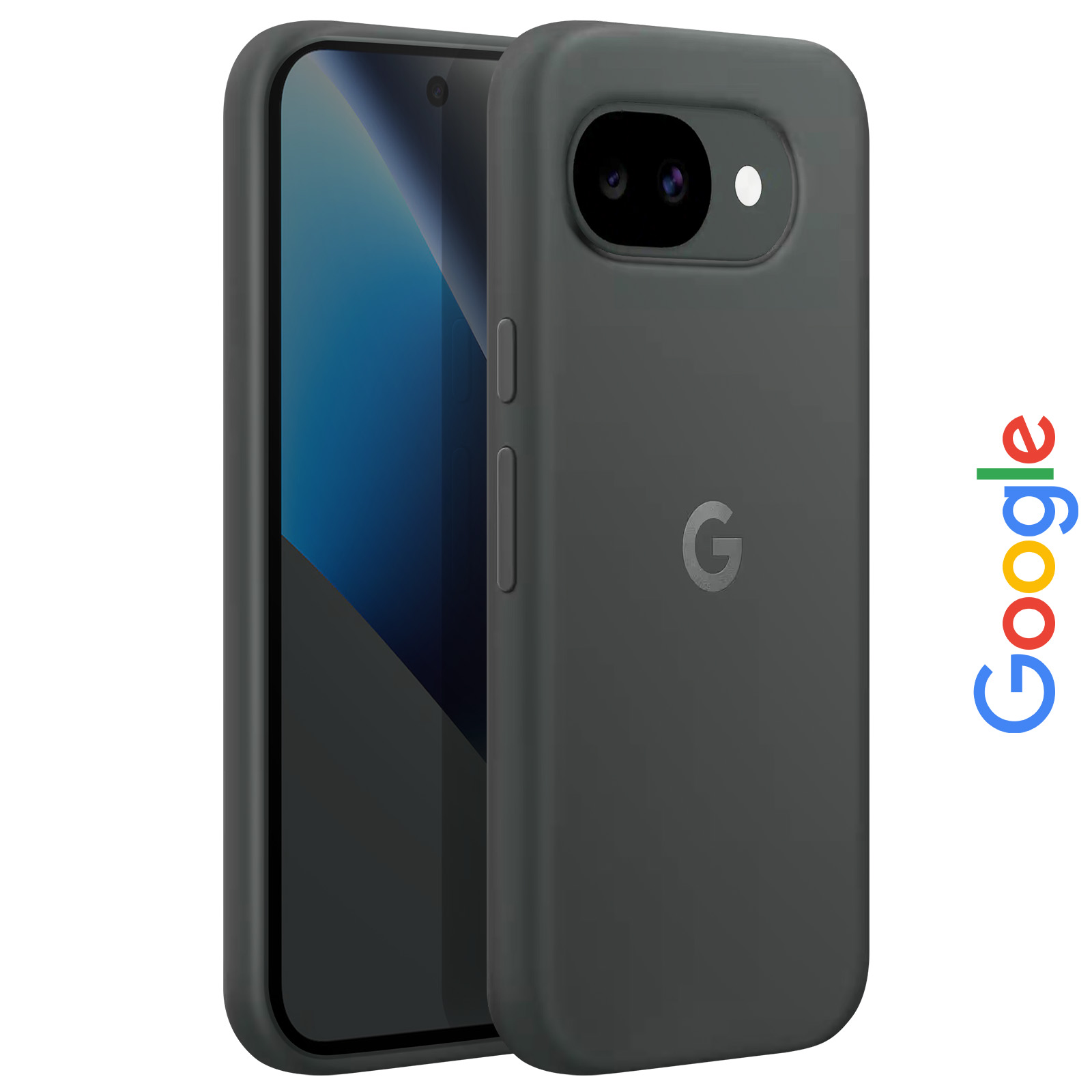 Capa original Google Pixel 10a Preto vulcanico - semi rigida soft
