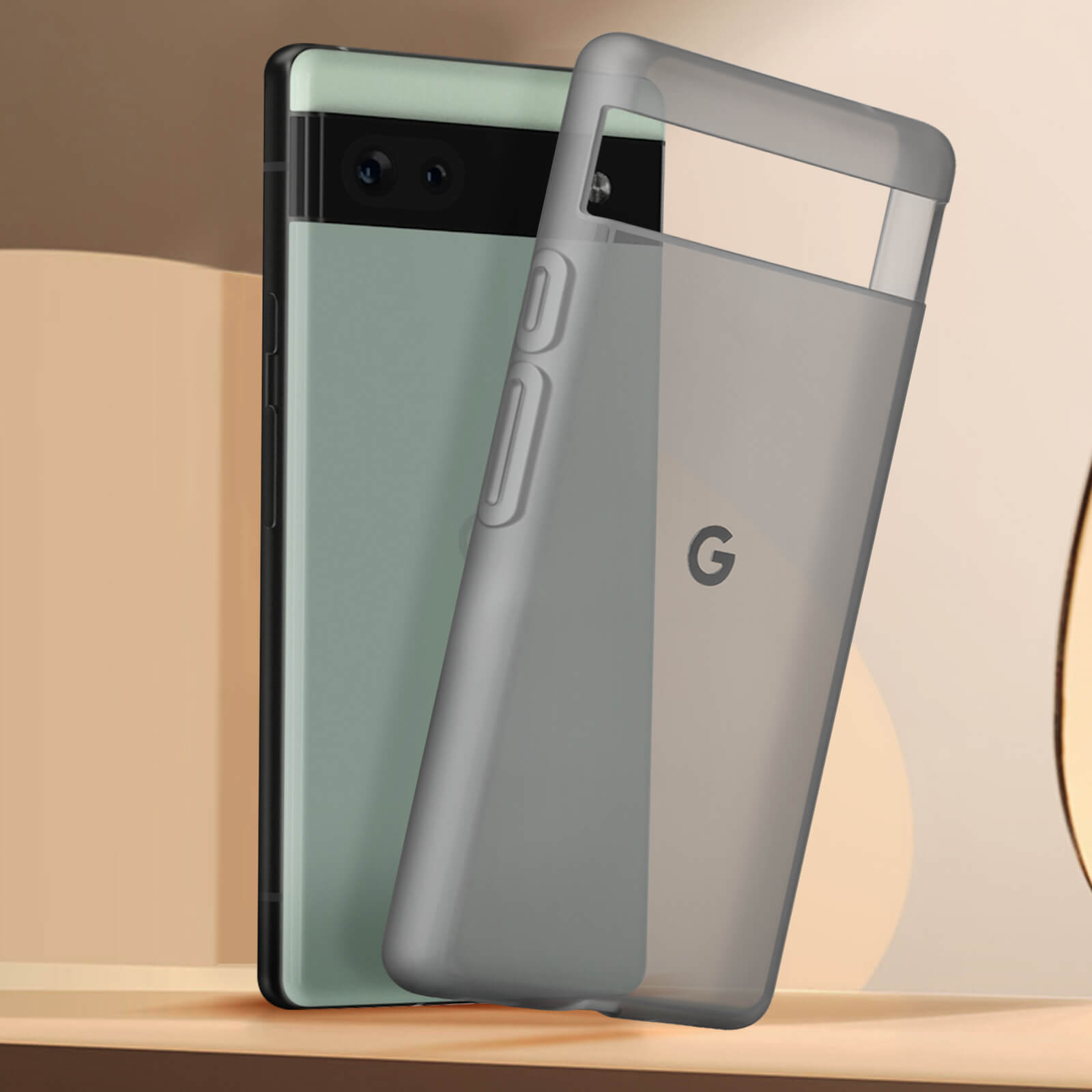 Custodia Trasparente Per Google Pixel 6a 5G - Cover Sottile + 2 Vetri