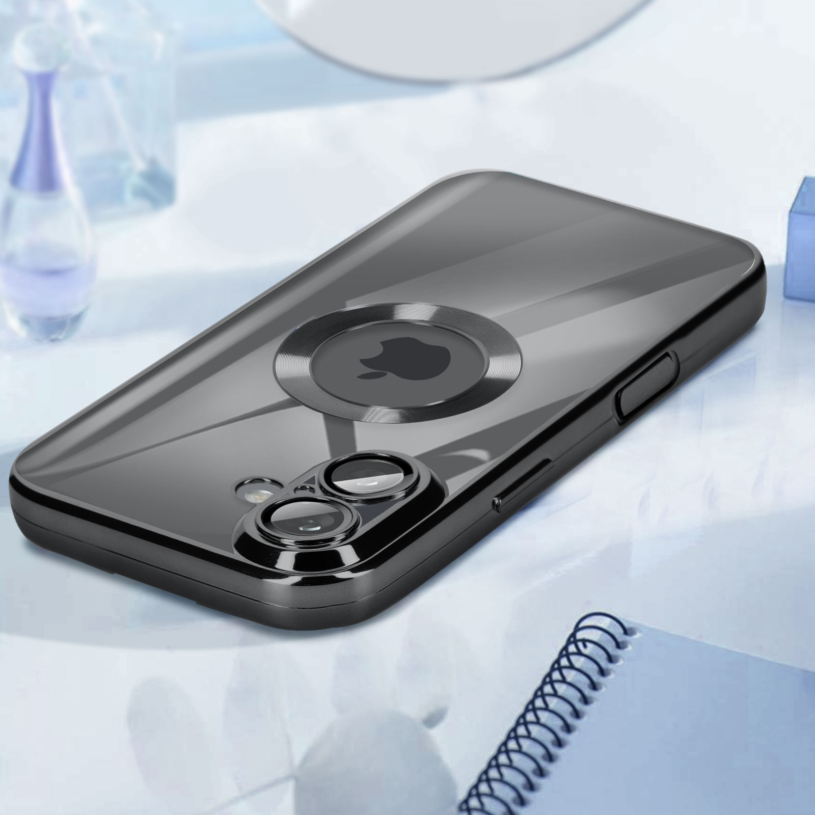 Custodia Trasparente Per IPhone 16 6,1 Pollici Con Design Girasole - Cover In TPU Morbida, Anti Graffio, Leggera E Resistente Agli Urti - 5