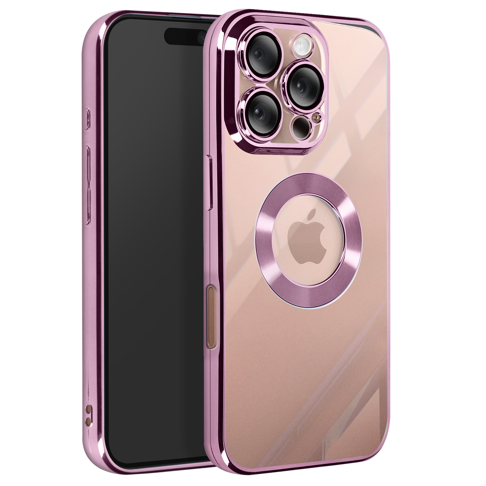 Custodia Trasparente Per IPhone 16 Pro 6,1 Pollici – Design Ciliegia Elegante, Morbida TPU, Antigraffio, Retro Cristallo - 2