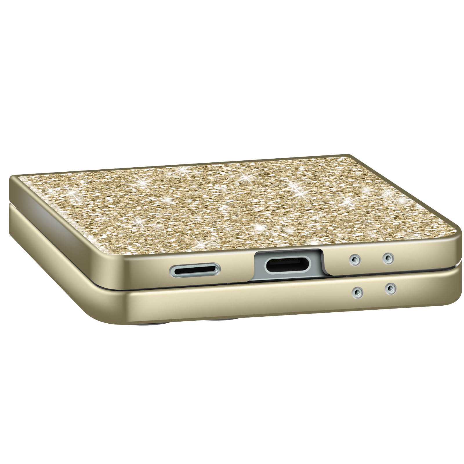 HiCASE Pro Cover Per Huawei P Smart Z - Flip Case In Pelle PU Con Glitter, Portafoglio