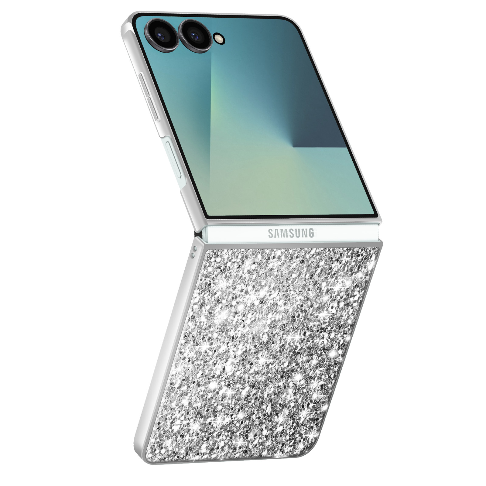 Custodia Uposao Per IPhone 7/8 Plus – Cover Glitter Con Strass, Portafoglio Con Slot E Supporto, Penna Inclusa - 3