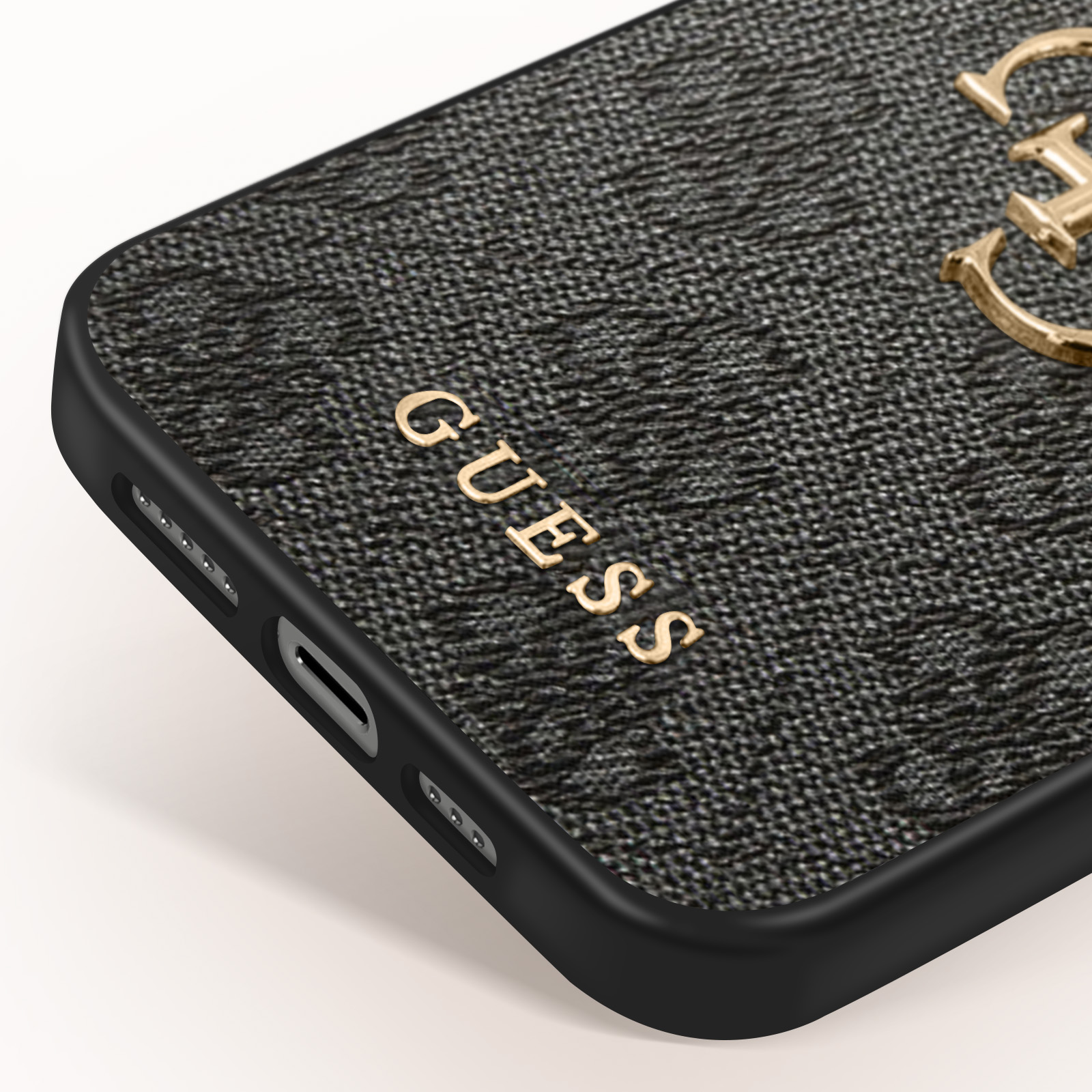 GUESS H46245, COVER per iPhone 15 ,Nero