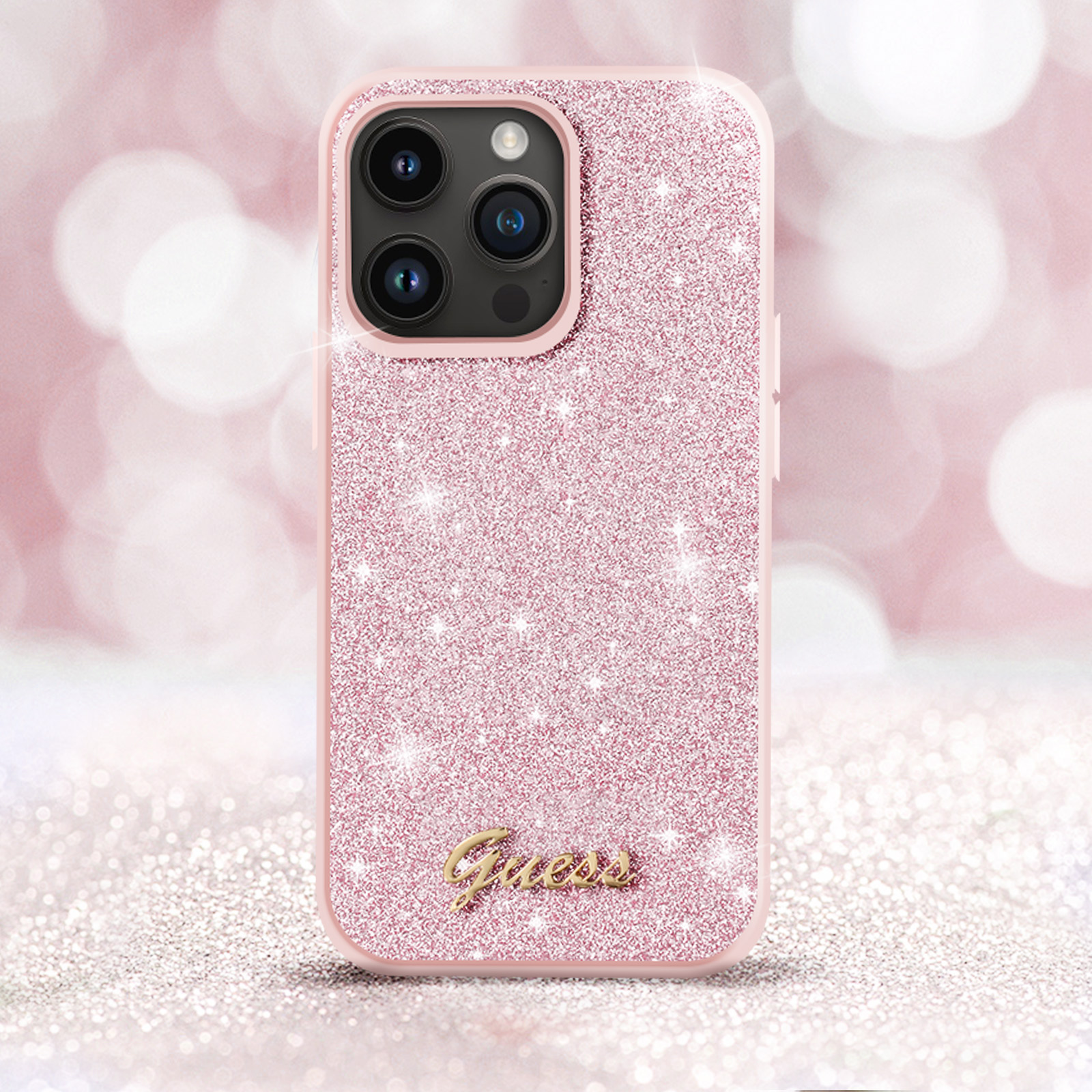 Guess custodia per telefono iPhone 14 Pro 6,1 colore rosa