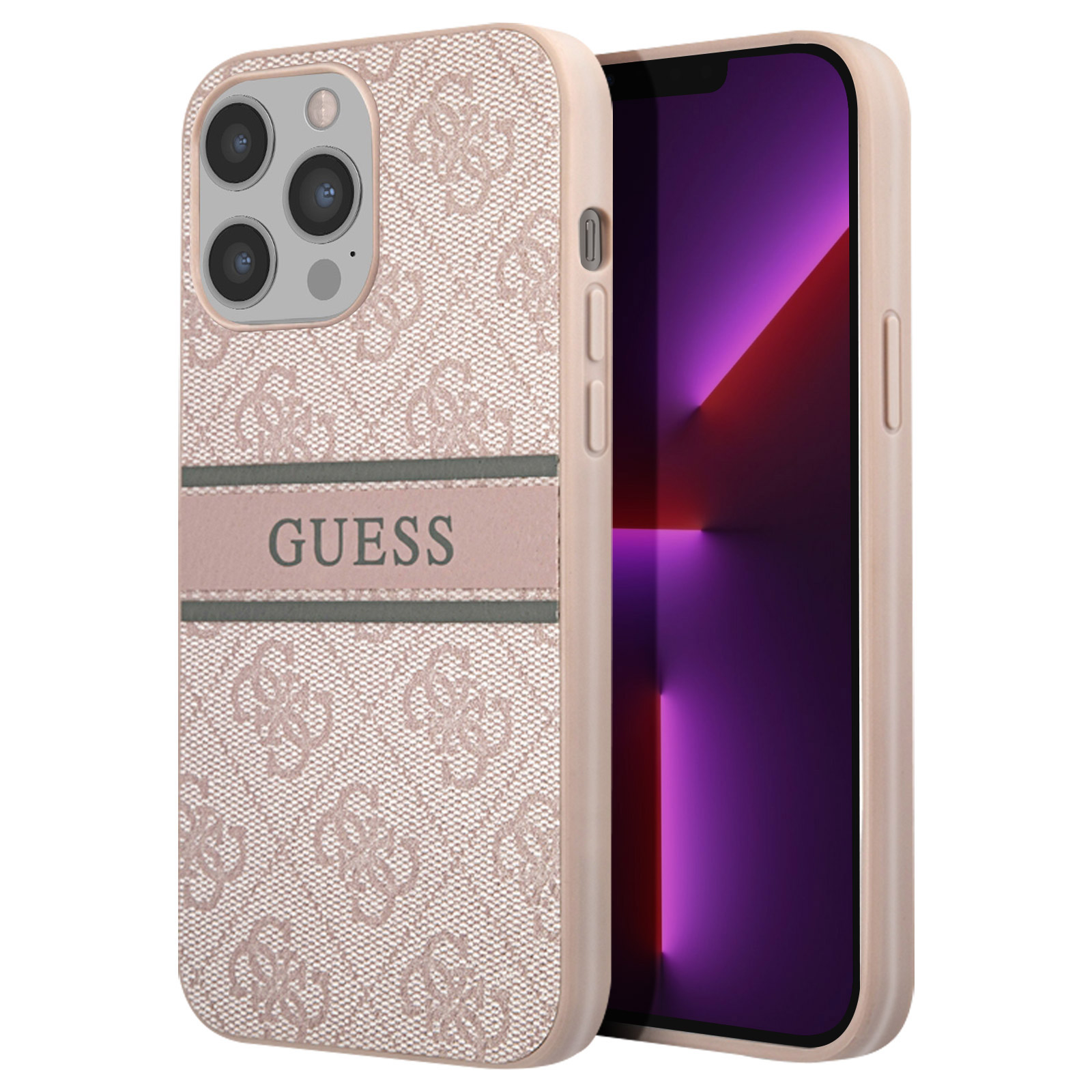 Coque Guess Pour IPhone 16 Pro – Violette Résistante – Neuve