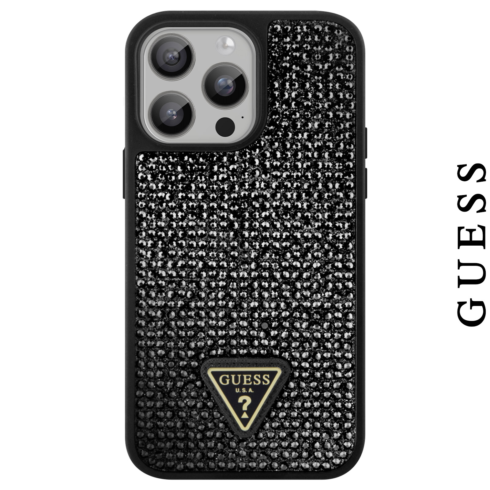 Coque GUESS IPhone 15 Pro Max – Rose Métallique – Protection Magsafe