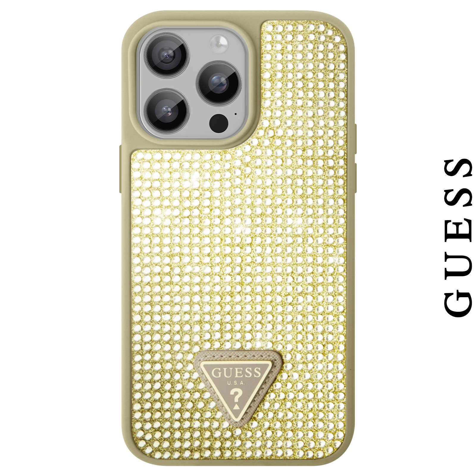 Coque GUESS IPhone 15 Pro Max – Rose Métallique – Protection Magsafe