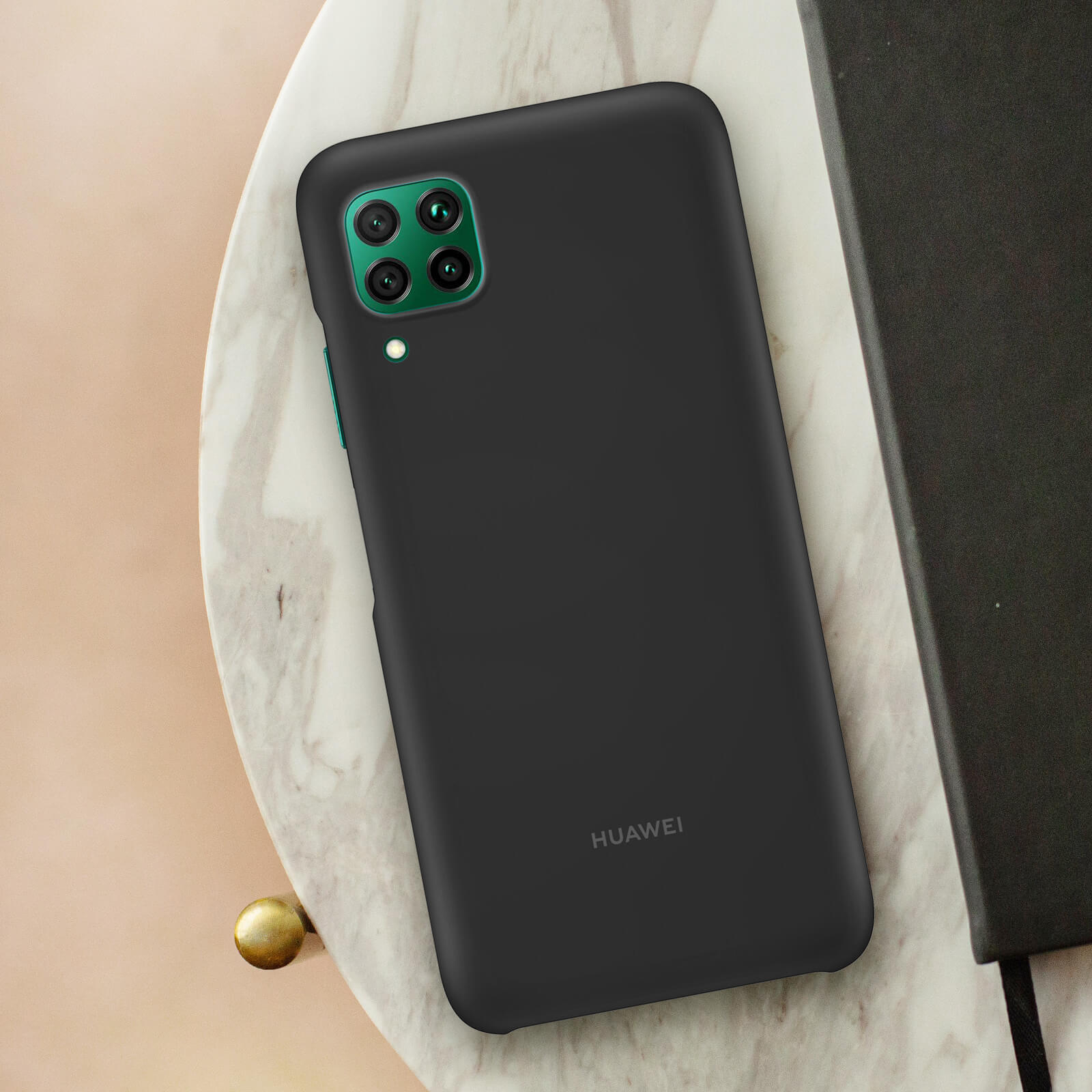 Verco Custodia Per Huawei P40 Lite – Cover In Pelle Sintetica Con Portafoglio E Chiusura Magnetica, Nero
