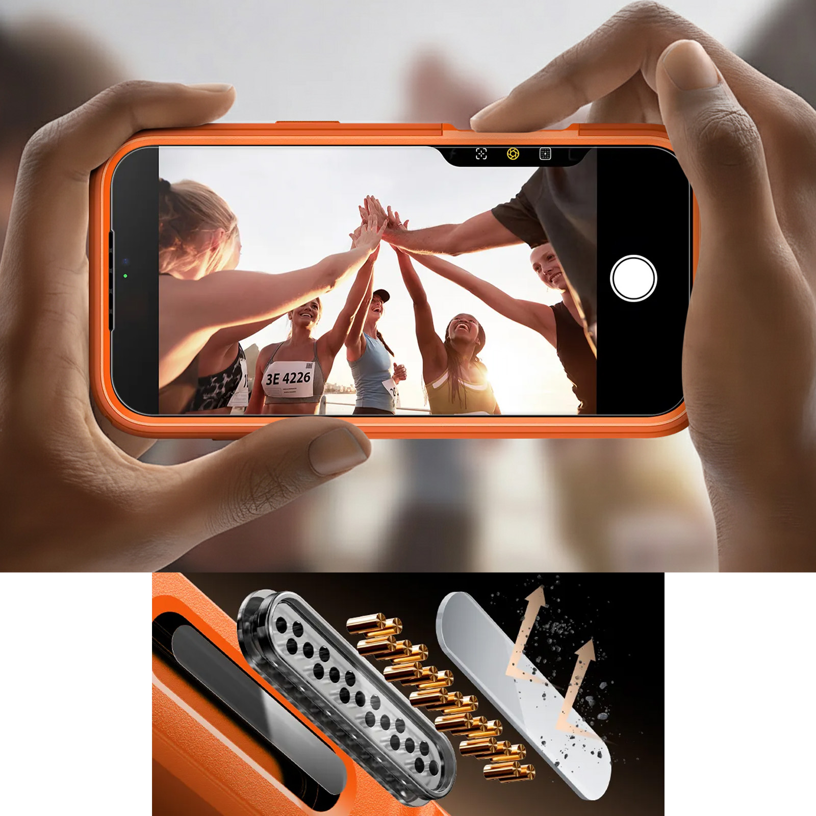 Coque IPhone Air 6,5" 2025 I-BLASON Ares - Protection Militaire, Verre Trempé, MagSafe, Bouton Caméra