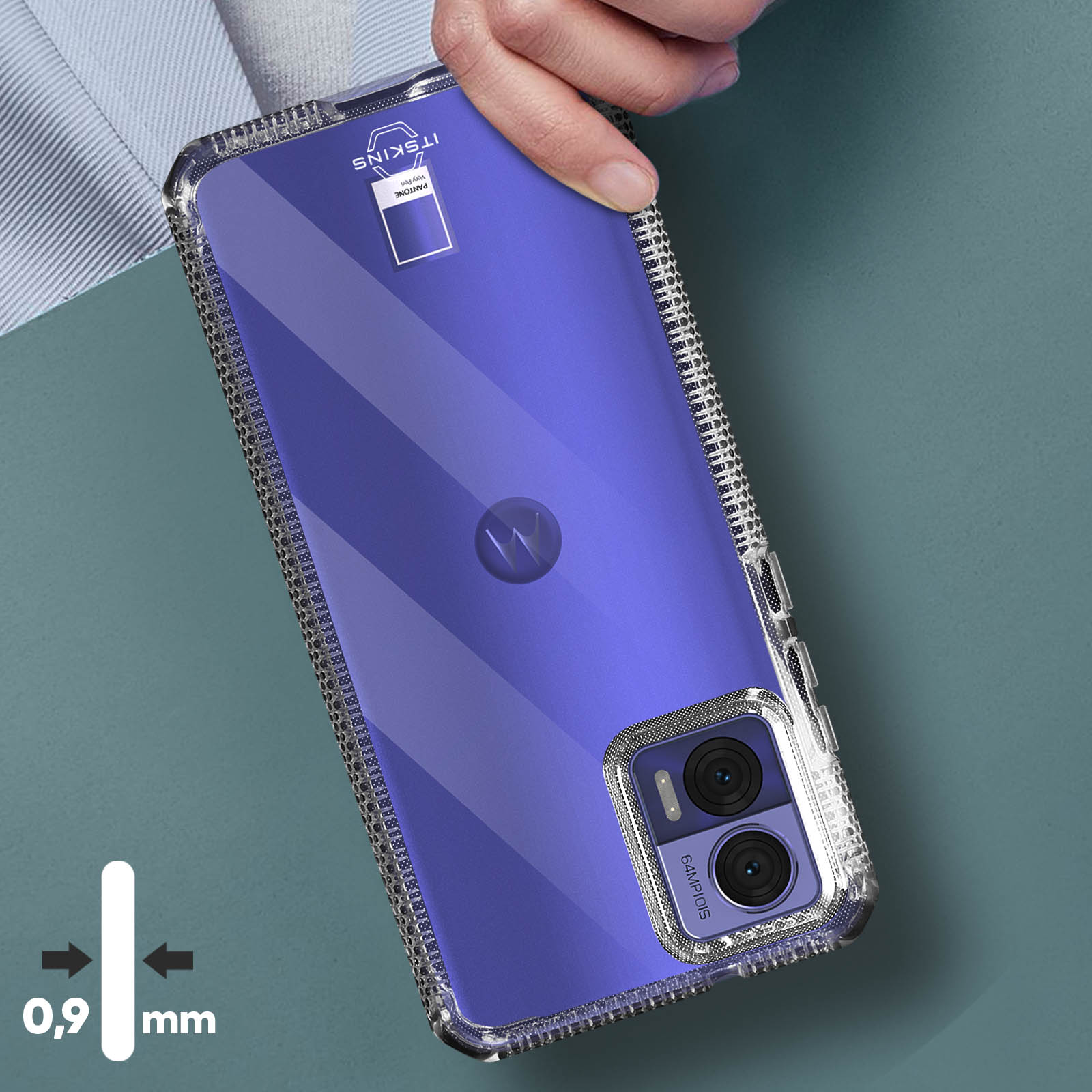 Custodia Trasparente In Silicone Per Motorola Edge 30 Neo (6,28") – Ultrasottile Flessibile Antiurto