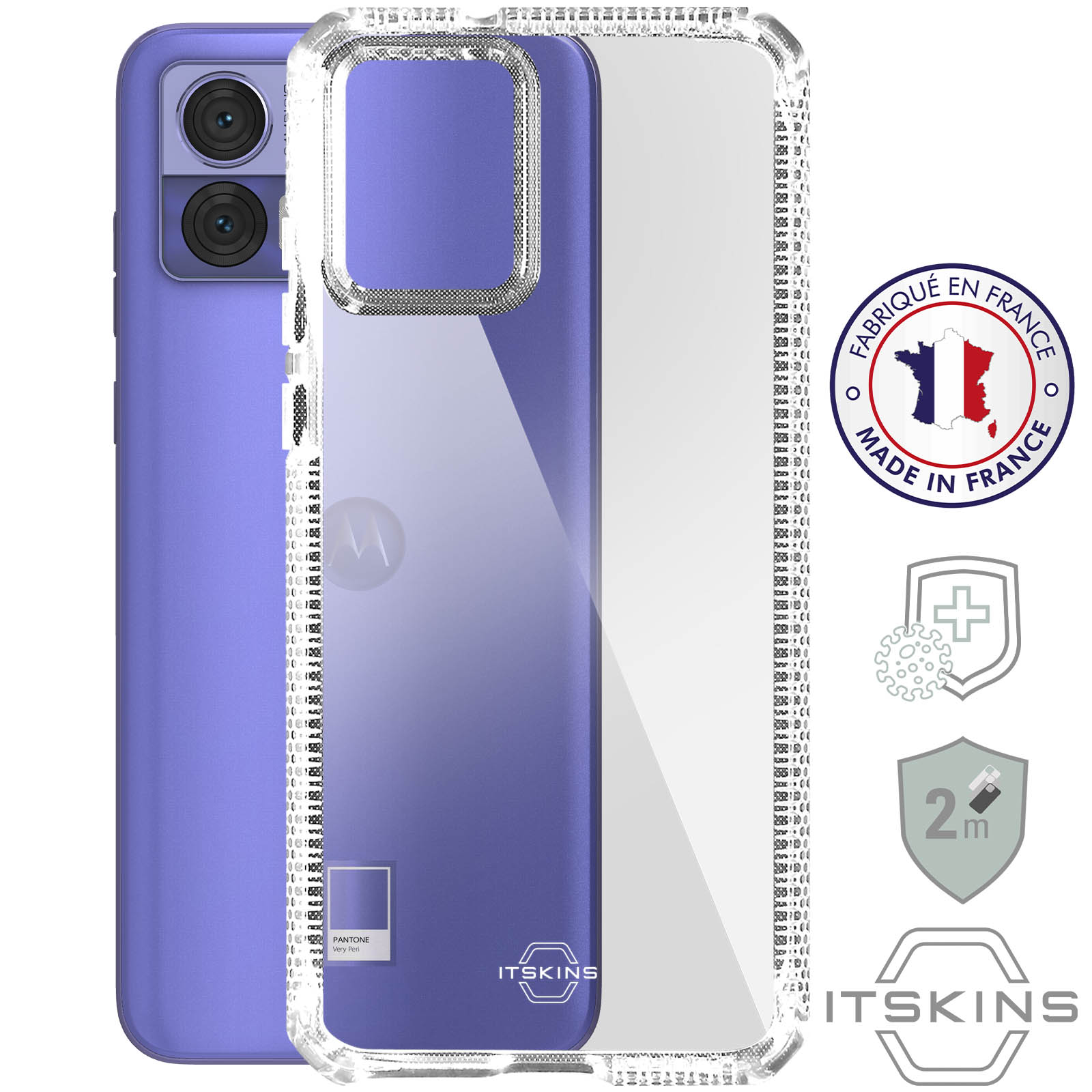 Coque Souple Silicone Kwmobile Pour Motorola Edge 30 - Protection Anti-choc