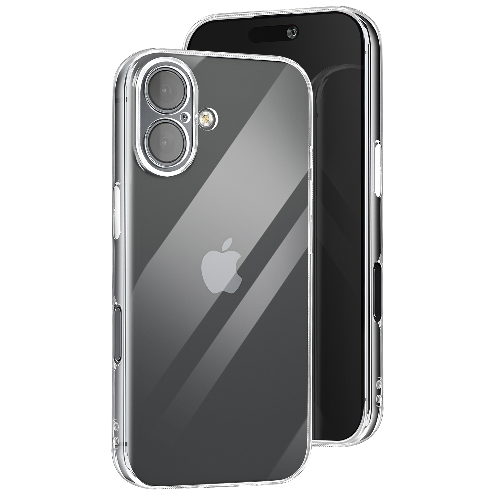 Coque IPhone 16 TranslucentShield - Transparente Ou Teintée - Compatible Magnétique & Charge Sans Fil - Protection Anti-Rayures