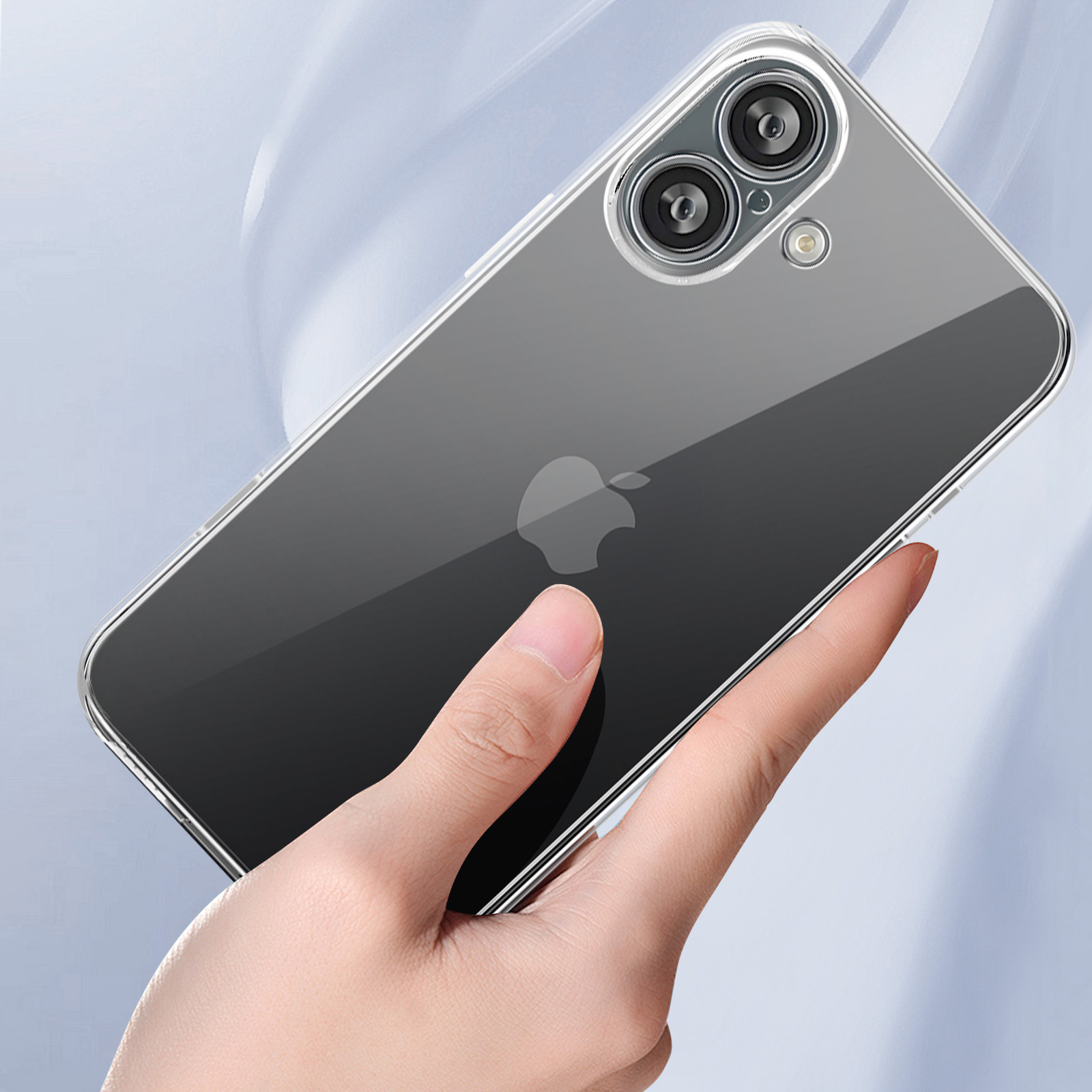 GOKEN Cover per Xiaomi Redmi 10C, Trasparente 360 Gradi Custodia con