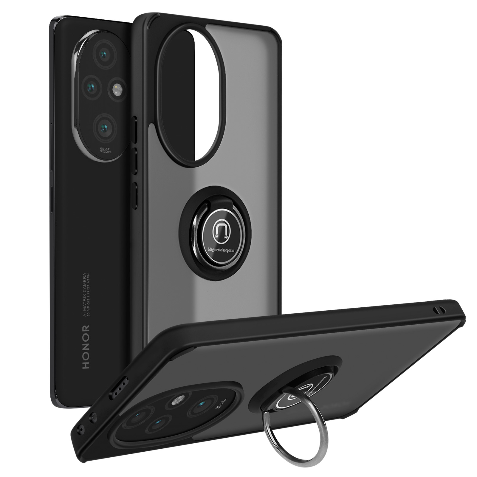 Custodia TPU + Vetro Temperato Per HONOR 200 SMART - Protezione 360&deg;