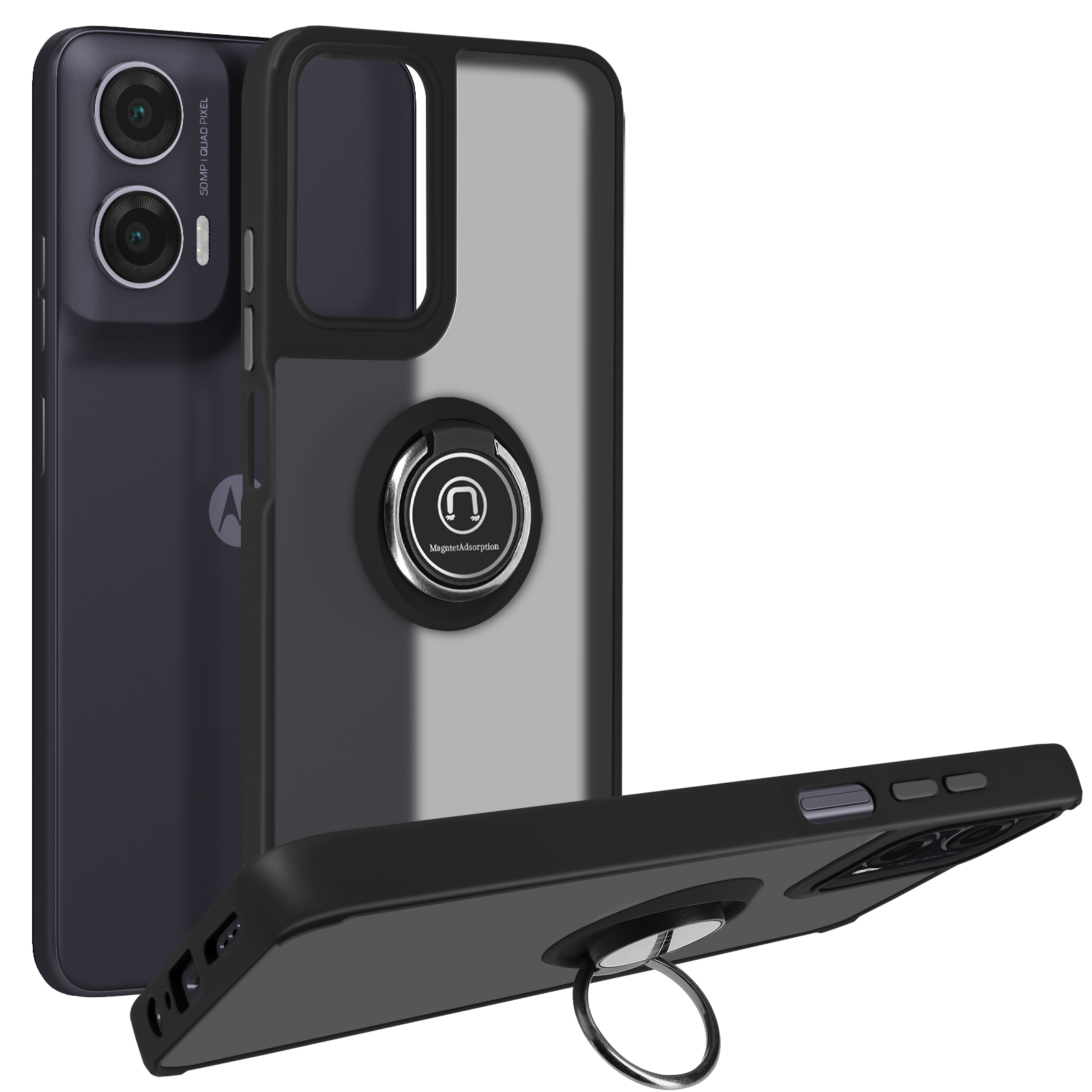 Funda De Teléfono Con Armadura A Prueba De Golp Para Cámara Motorola