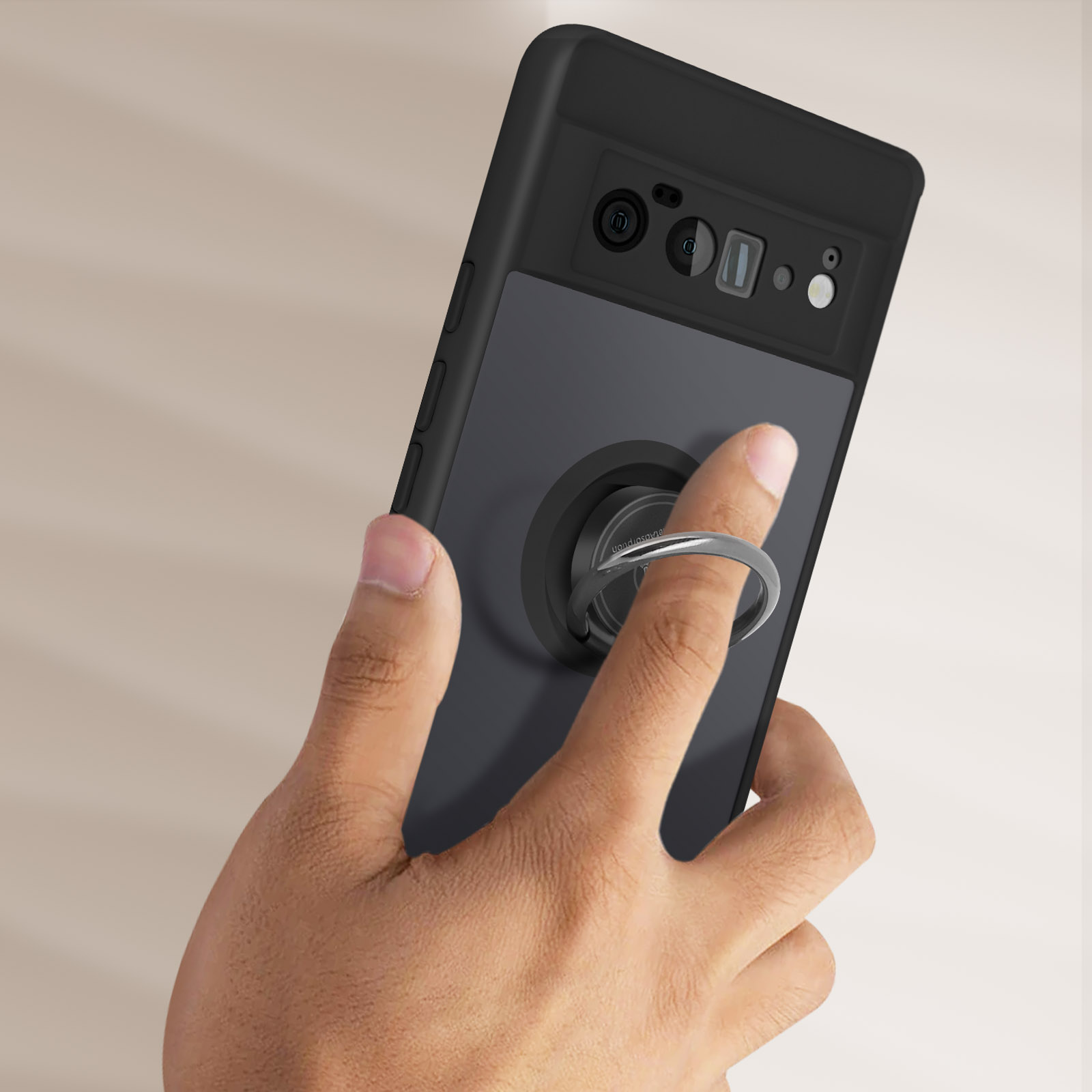 Per Google Pixel 6 Pro Tree & Cat Pattern Embossed Caso In Pelle Orizzontale In Pelle Orizzontale Co - Foto 3