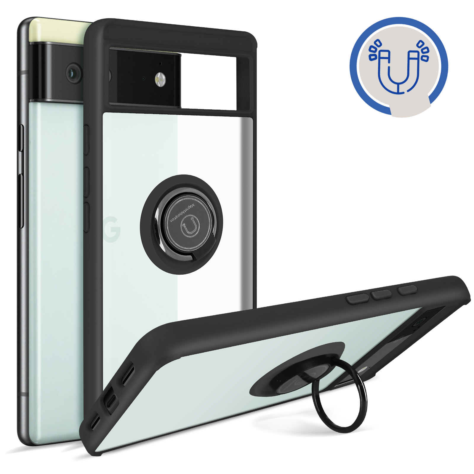 ESTH® Cover Per Google Pixel 6a 5G Custodia In Silicone A Antiurto 360