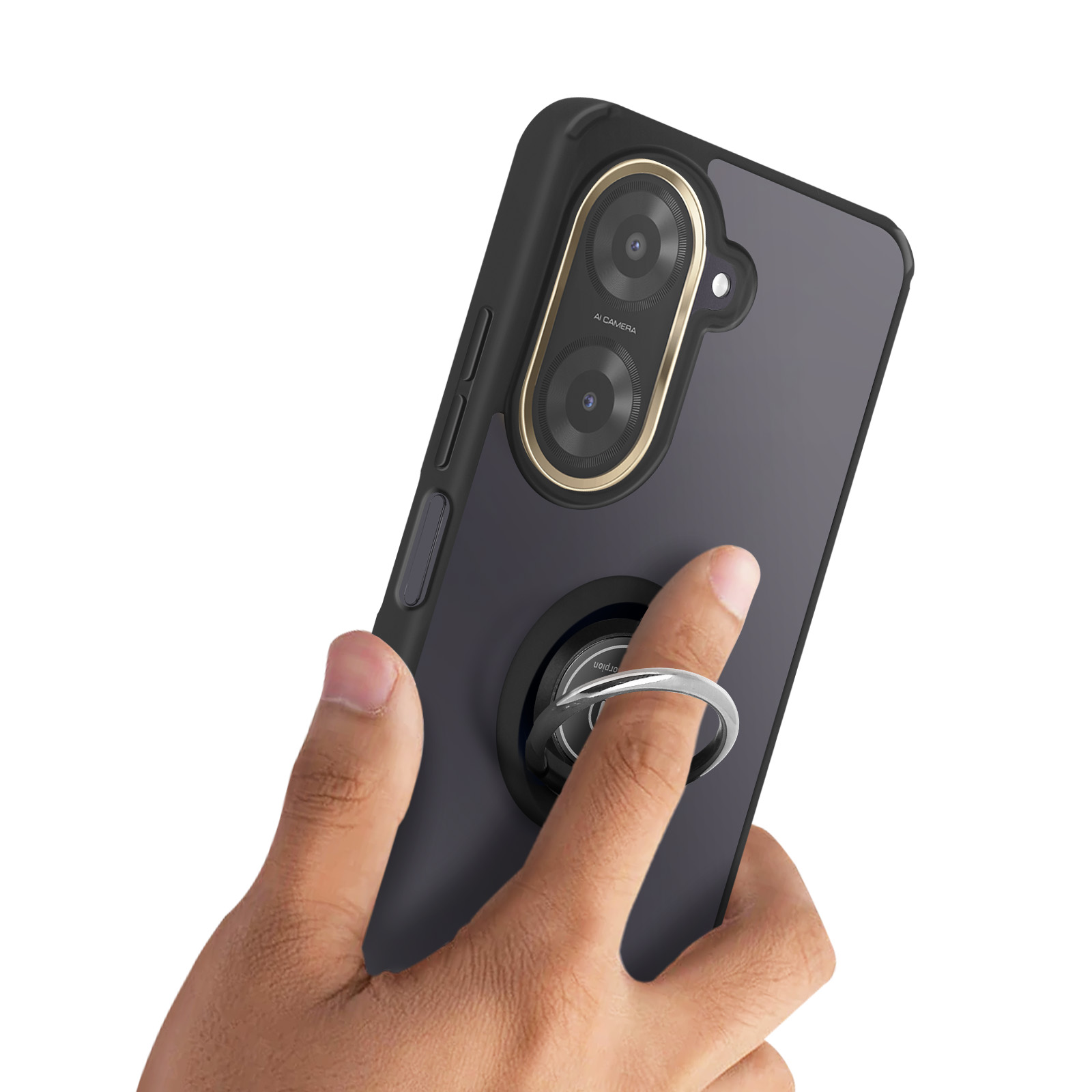Custodia Con Finestra Traslucida SEAHAI Cover Per Xiaomi Poco M5s, Ultra Sottile Custodia Premium Cover Magnetica Con Supporto