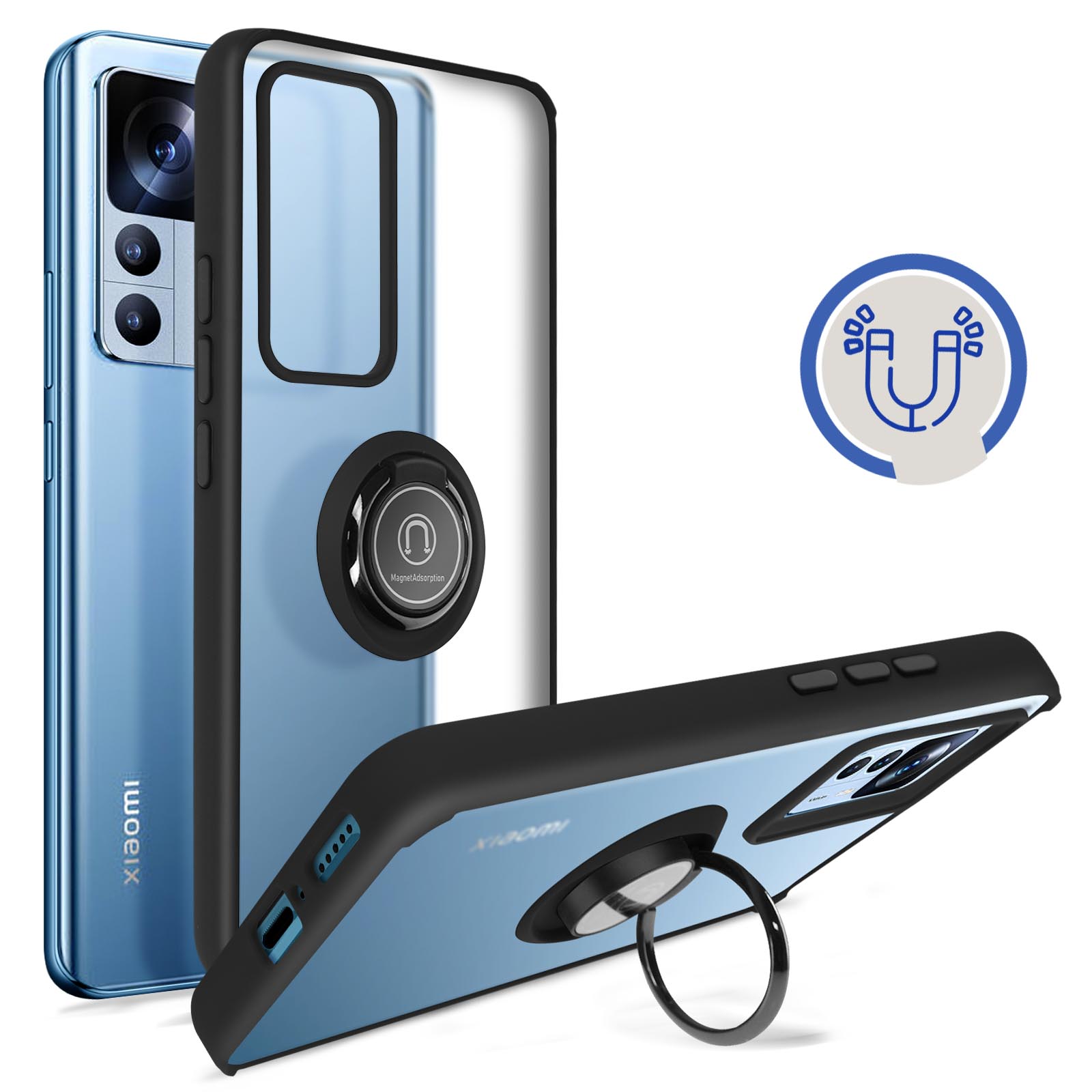 Pochette Pour Xiaomi 12T Pro Coque,Cover,case,Mate,Cache Noir Fiche Technique Et Prix Au Maroc