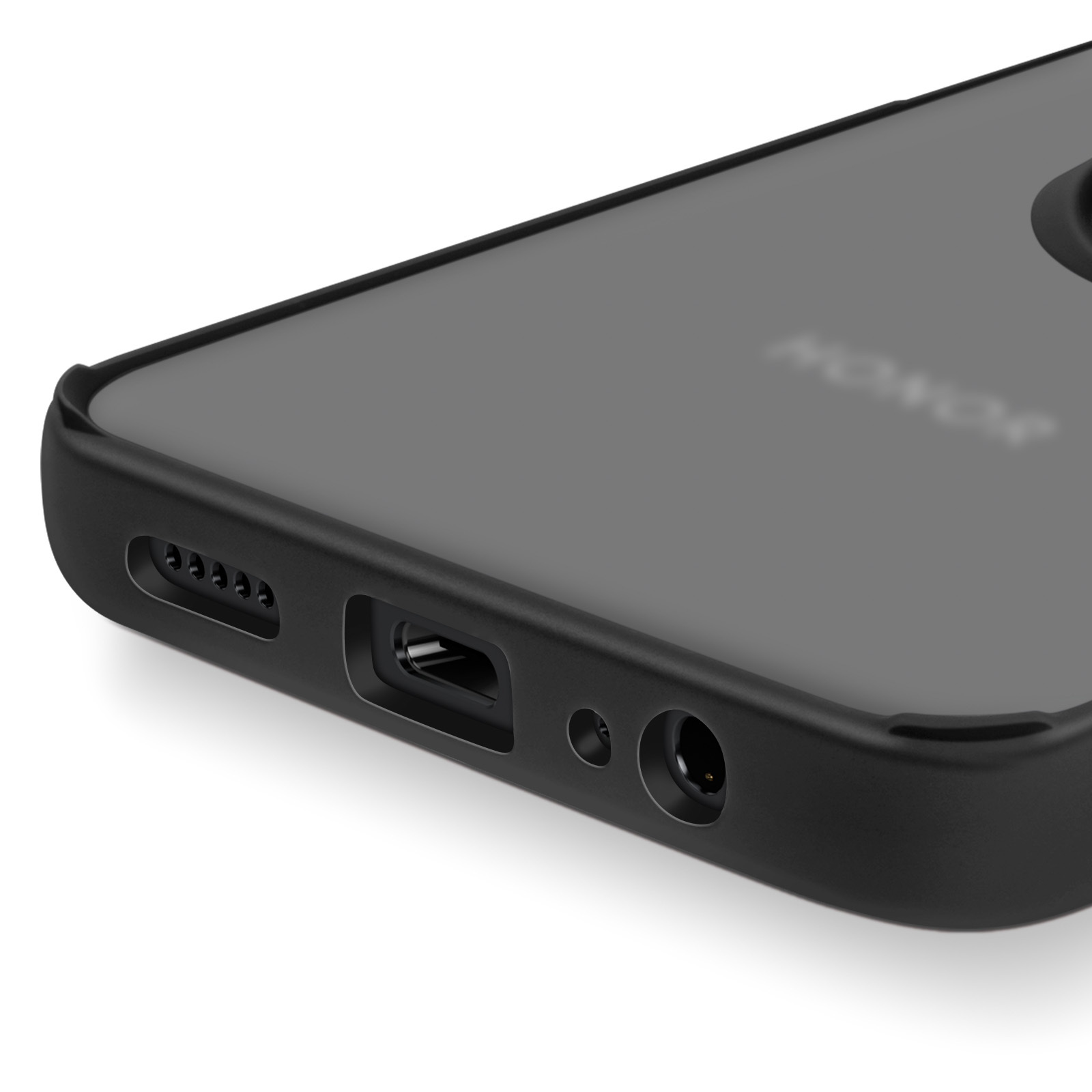 Cover In Pelle Sintetica Per Huawei Honor 6X - Flip-Case Nero Con 2 Pellicole Protettive In Omaggio