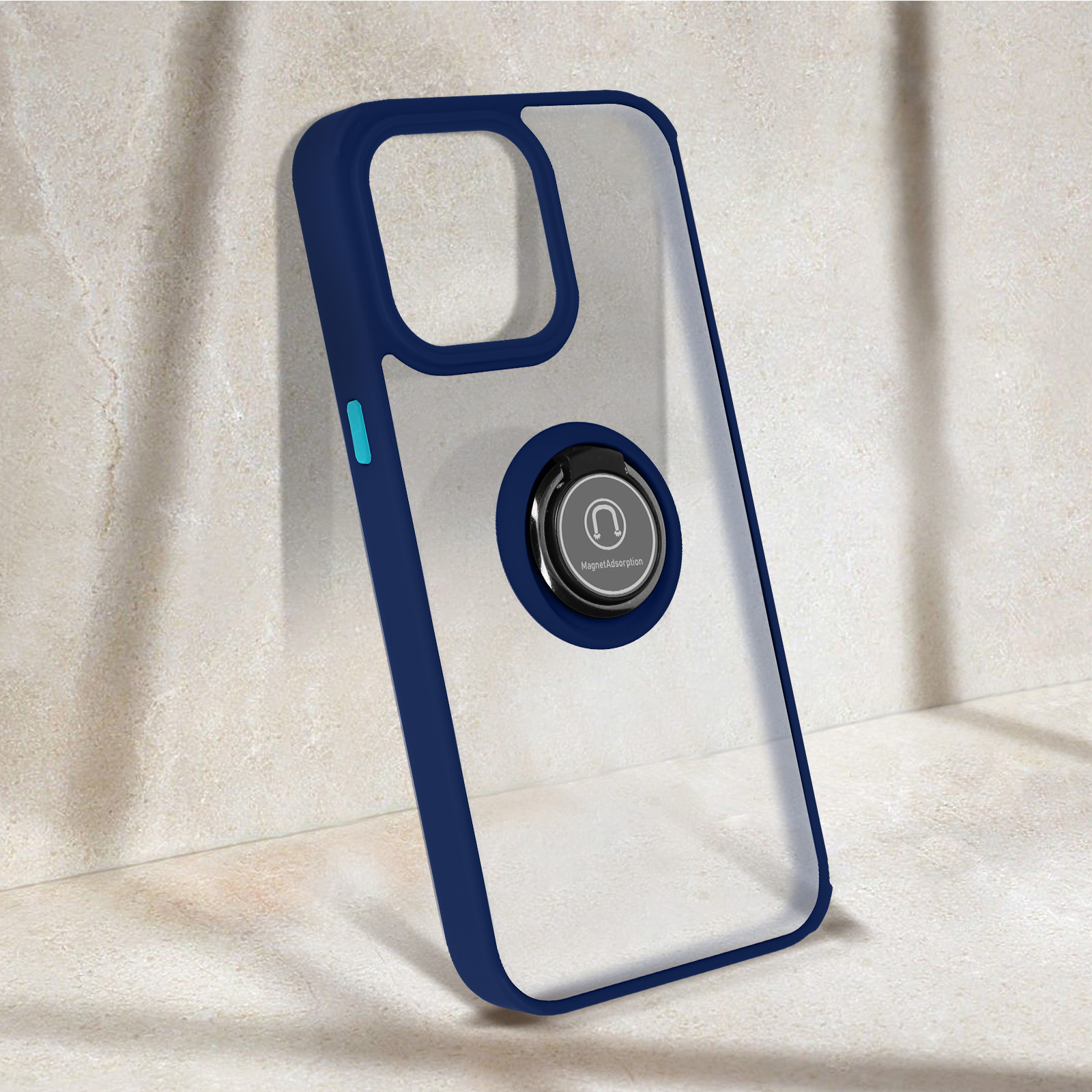 BENKS Magnetico Cover iPhone 15 Pro Compatibile con MagSafe Traslucido Opaco con Airbag Armatura Protezione di Grado Militare Antiurto, Custodia Protettiva Sottile per iPhone 15 Pro, Nero