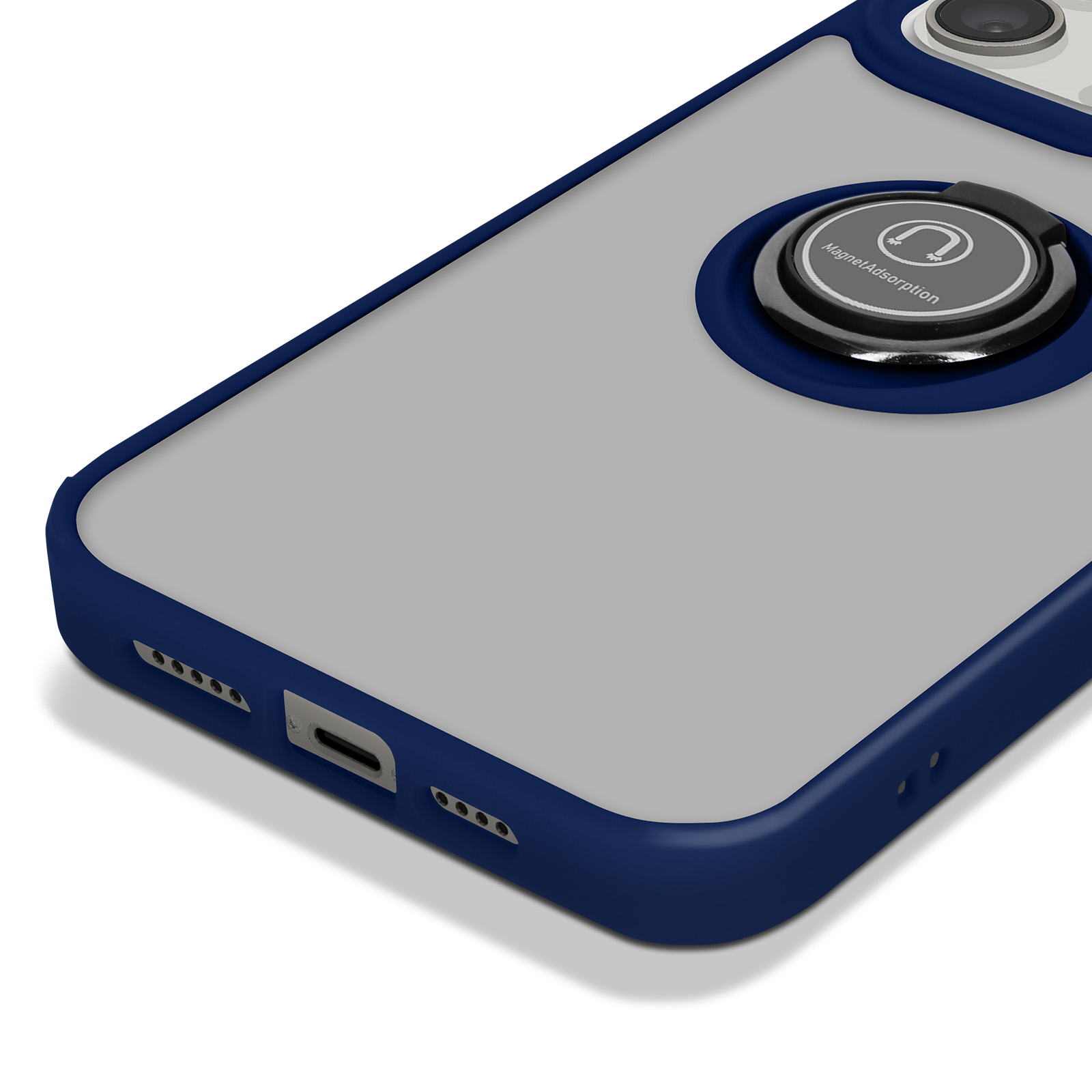 Custodia Per IPhone 15 Pro Con Protezione Schermo Integrata Anti-spia, Militare, Compatibile MagSafe, Nera - 2