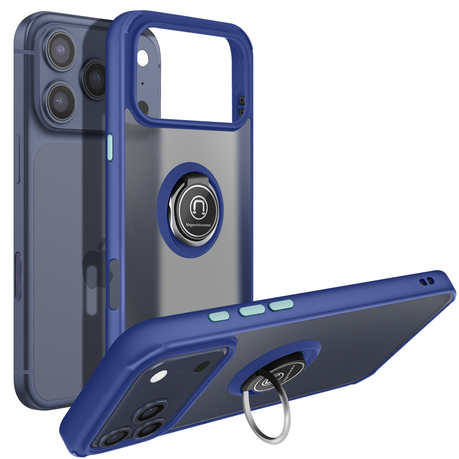 GAPlus OnePlus 7 Pro Custodia ultra sottile armatura custodia rigida opaca gommata per OnePlus 7 Pro (nero