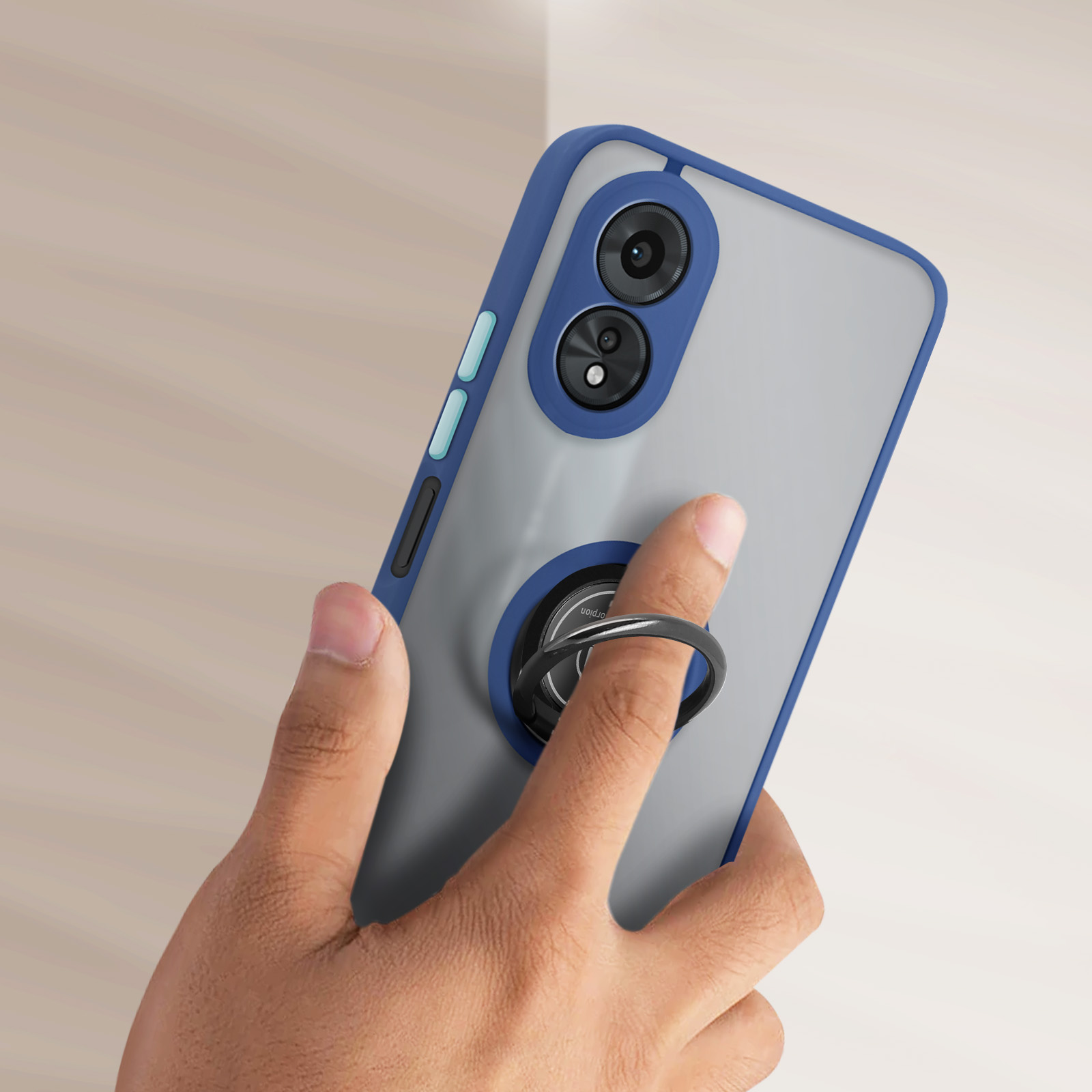 KJYFOANI per Oppo A38 Cover, Trasparente Sottile Case
