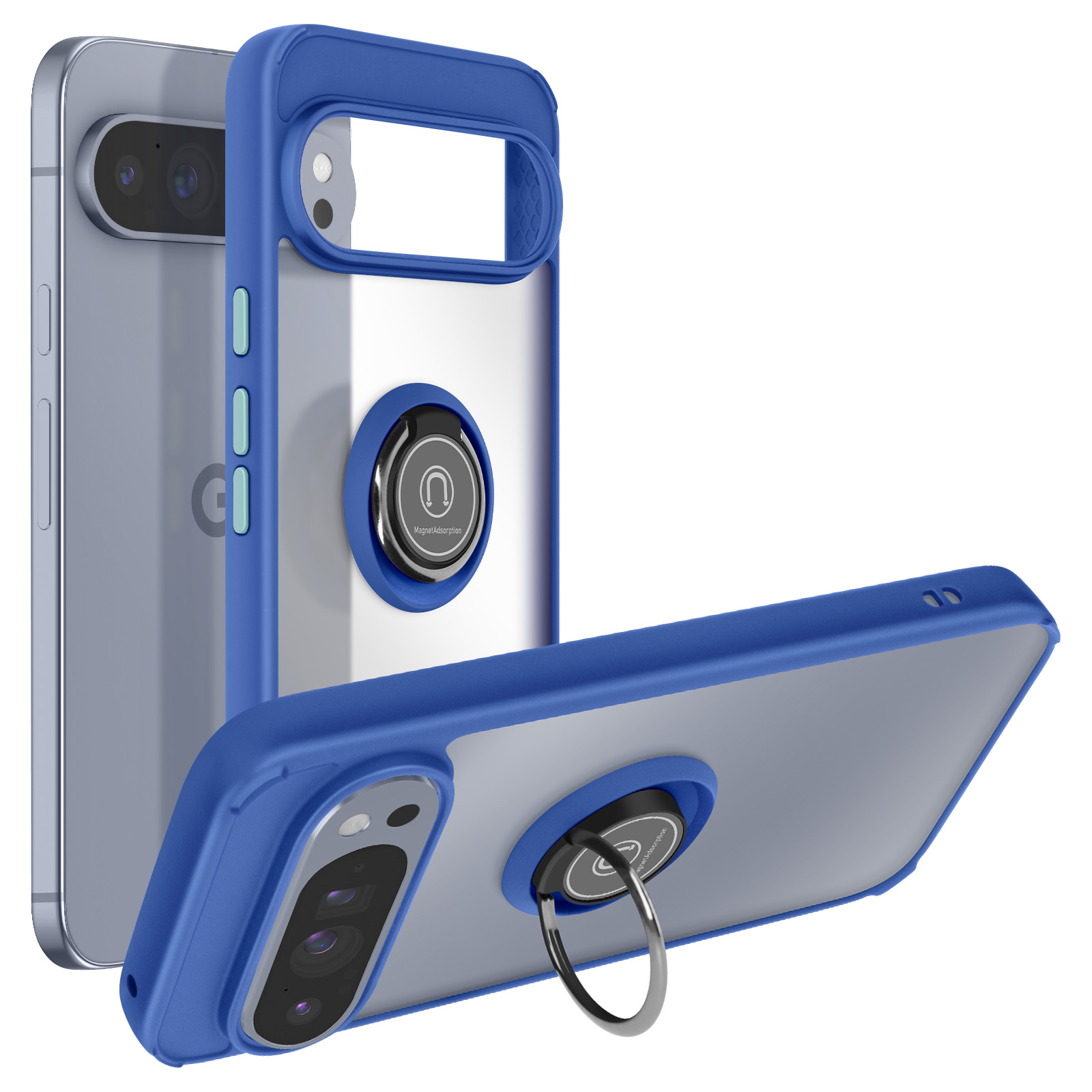 Google Coque Pour Google Pixel 7a Bleu - Coque Téléphone - | Muséericorde