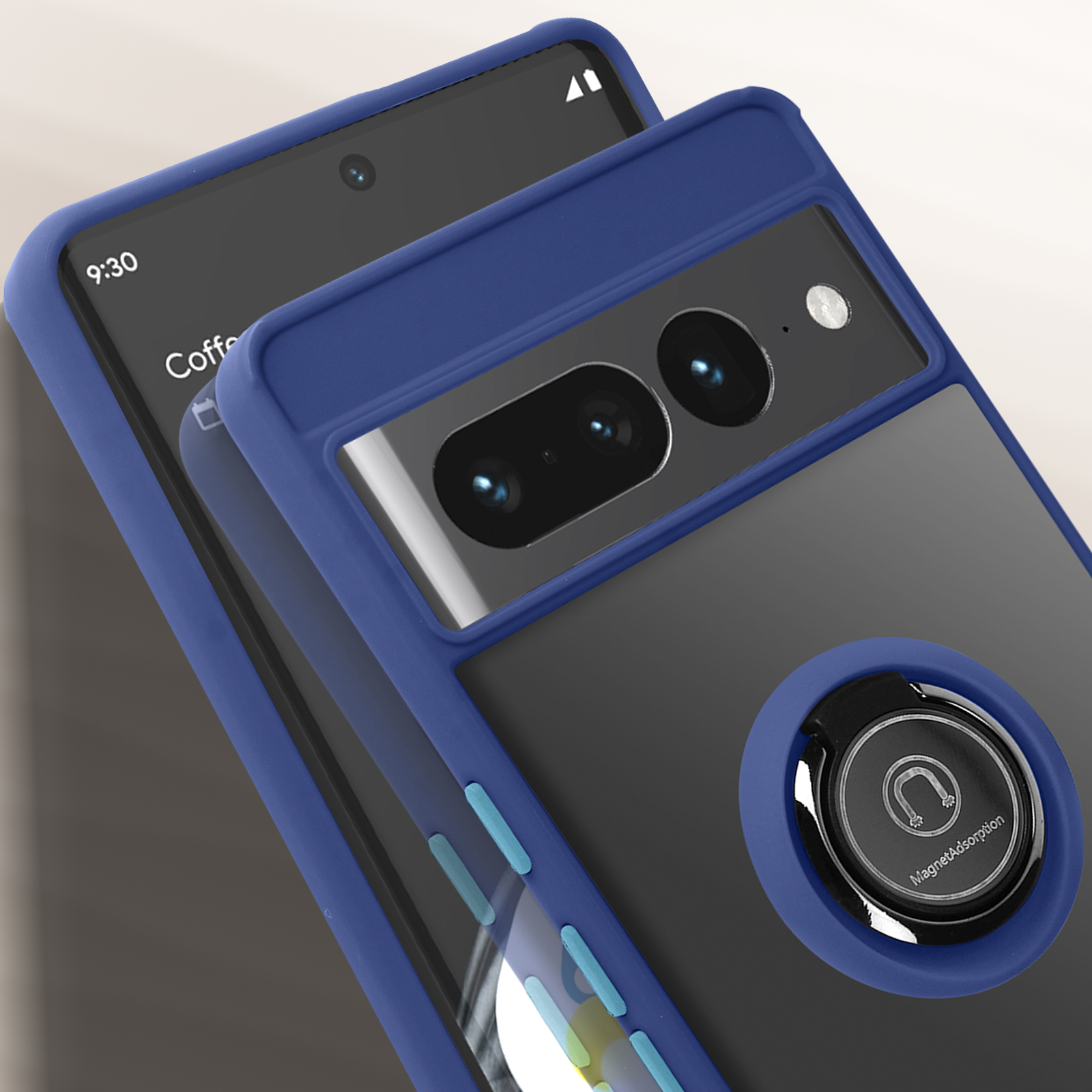 Coque De Protection Robuste SDTEK Pour Google Pixel 7a - Bleu - Neuf Sous Emballage