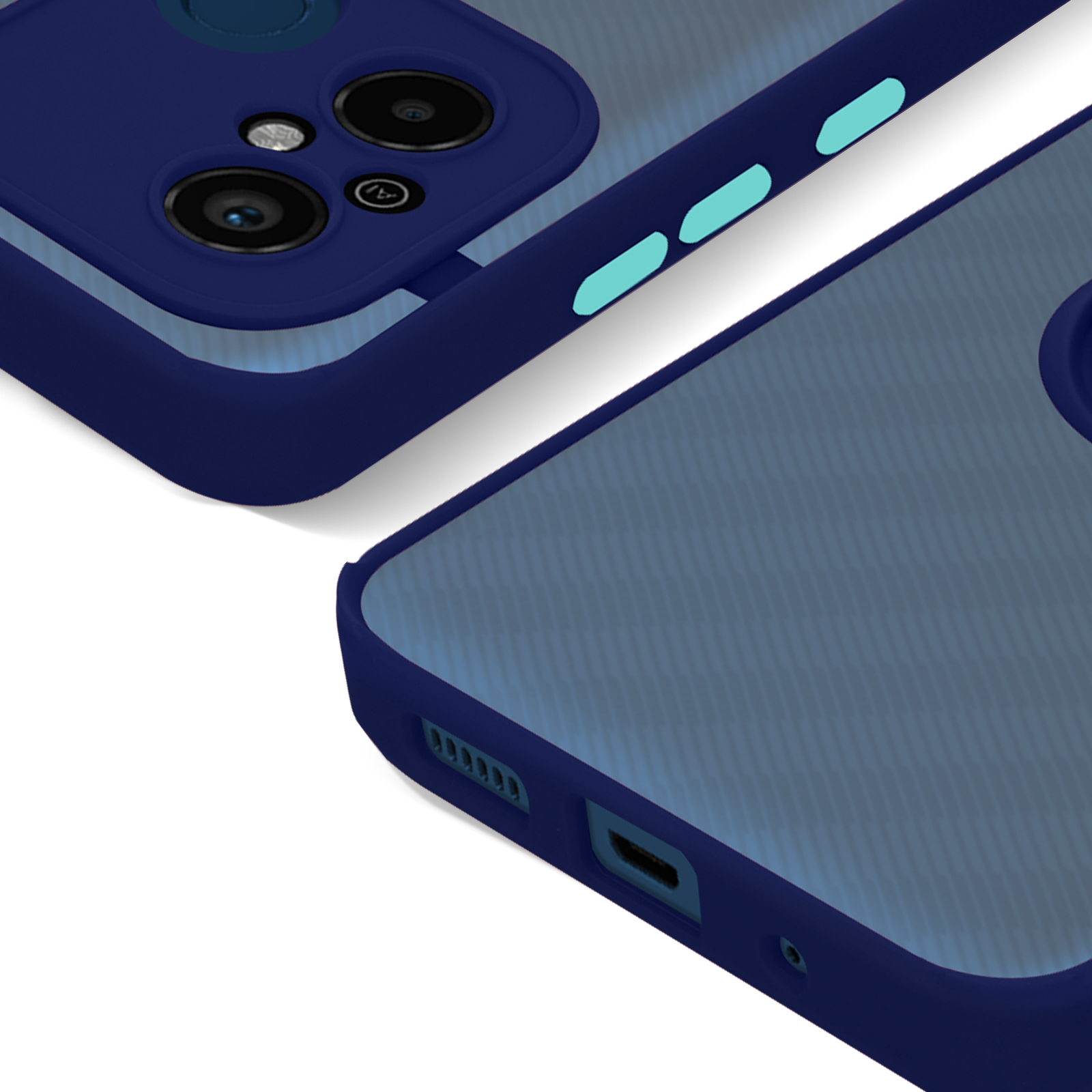 HAOYE Cover per Xiaomi Redmi 12 4G, Custodia in Vetro di Marmo, Vetro Temperato Antigraffio Back Cover + Bordo in Silicone Morbido TPU Protettiva Case(1