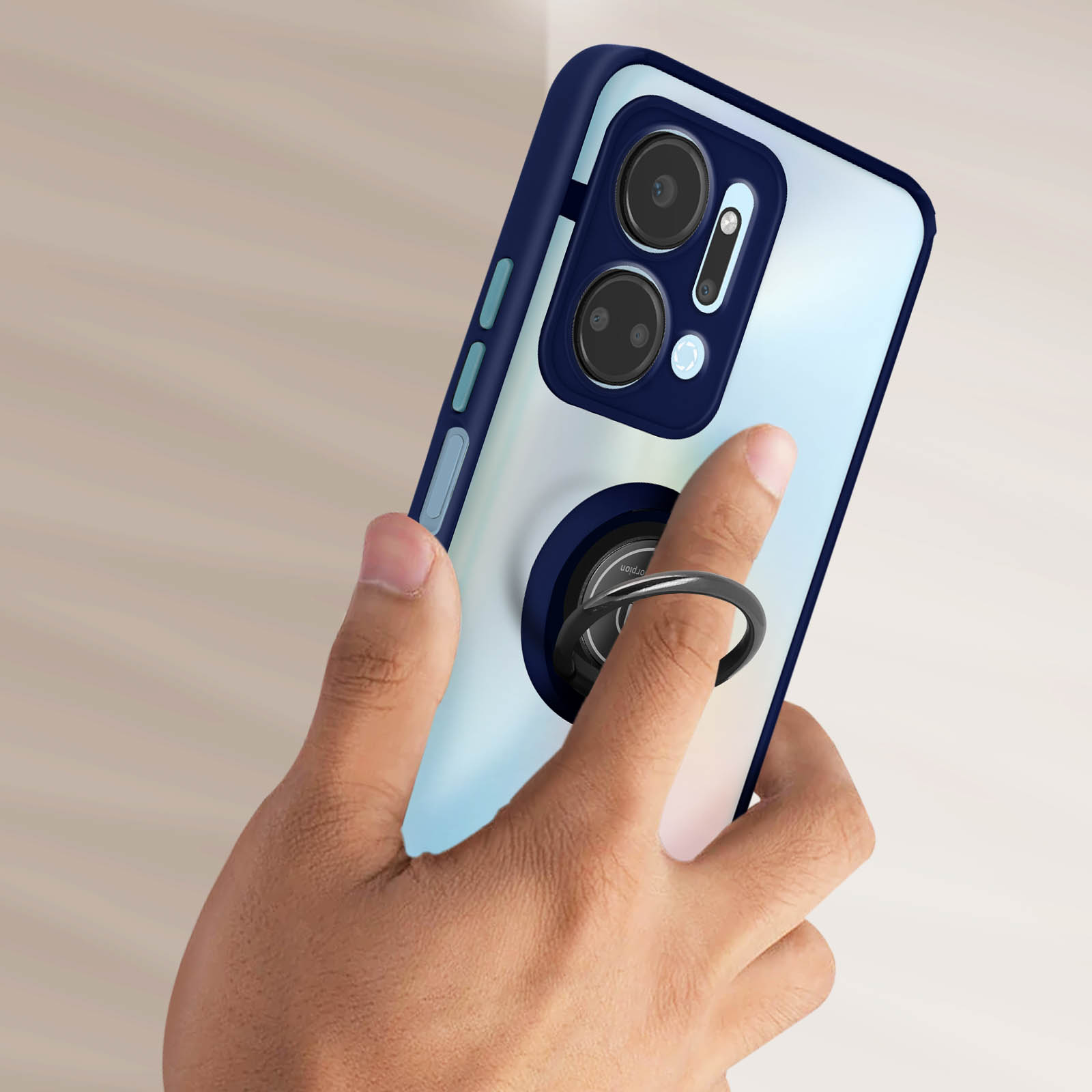 Per Honor X7A Custodia,Sottile Anello Armatura Supporto Antiurto