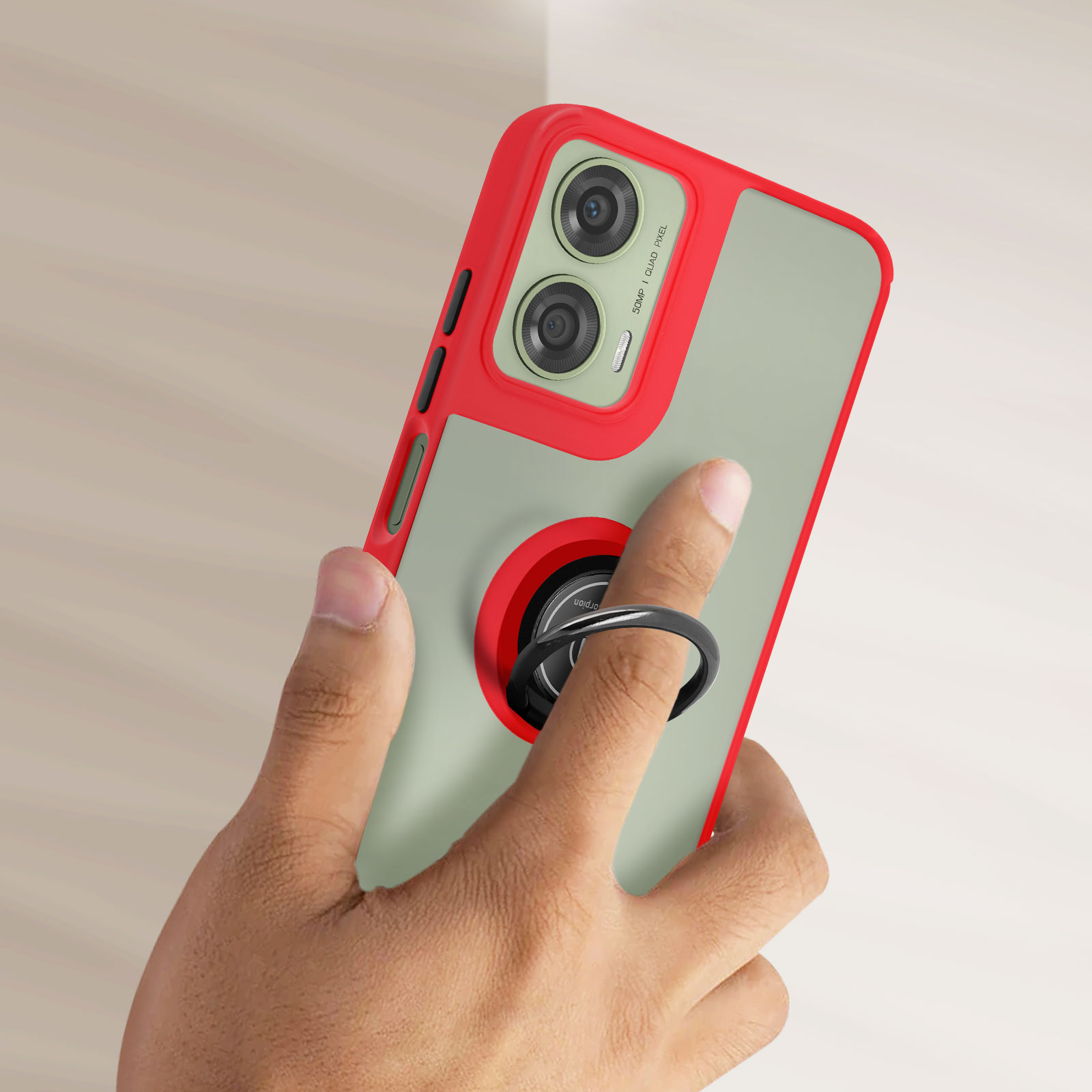 TUUNKMUY Custodia per Motorola Moto G24/G04, Flip Folio