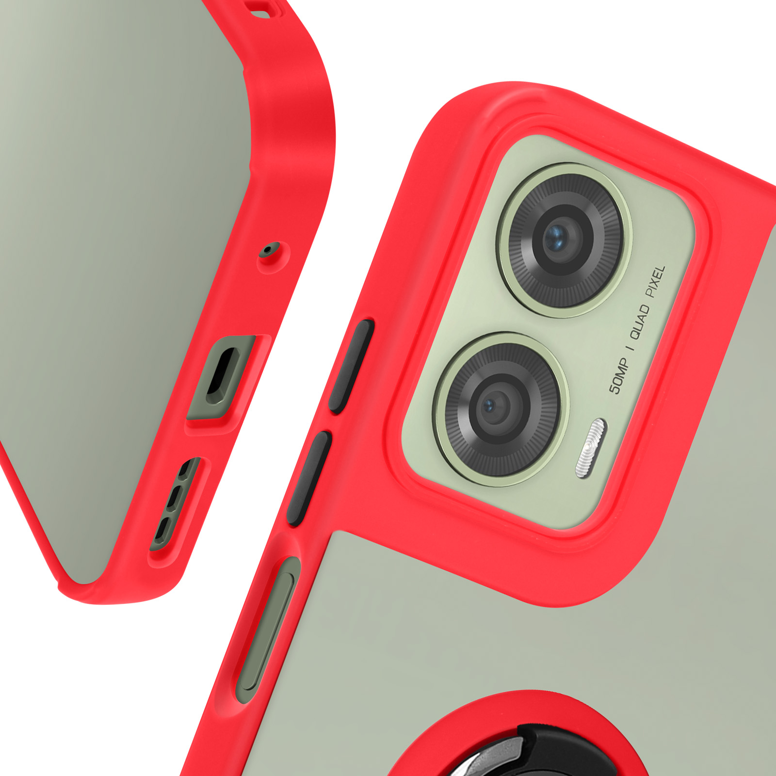 RFID Cover Per Motorola Moto G24 Power: Custodia Portafoglio Con Blocco RFID, Supporto, Magnetica