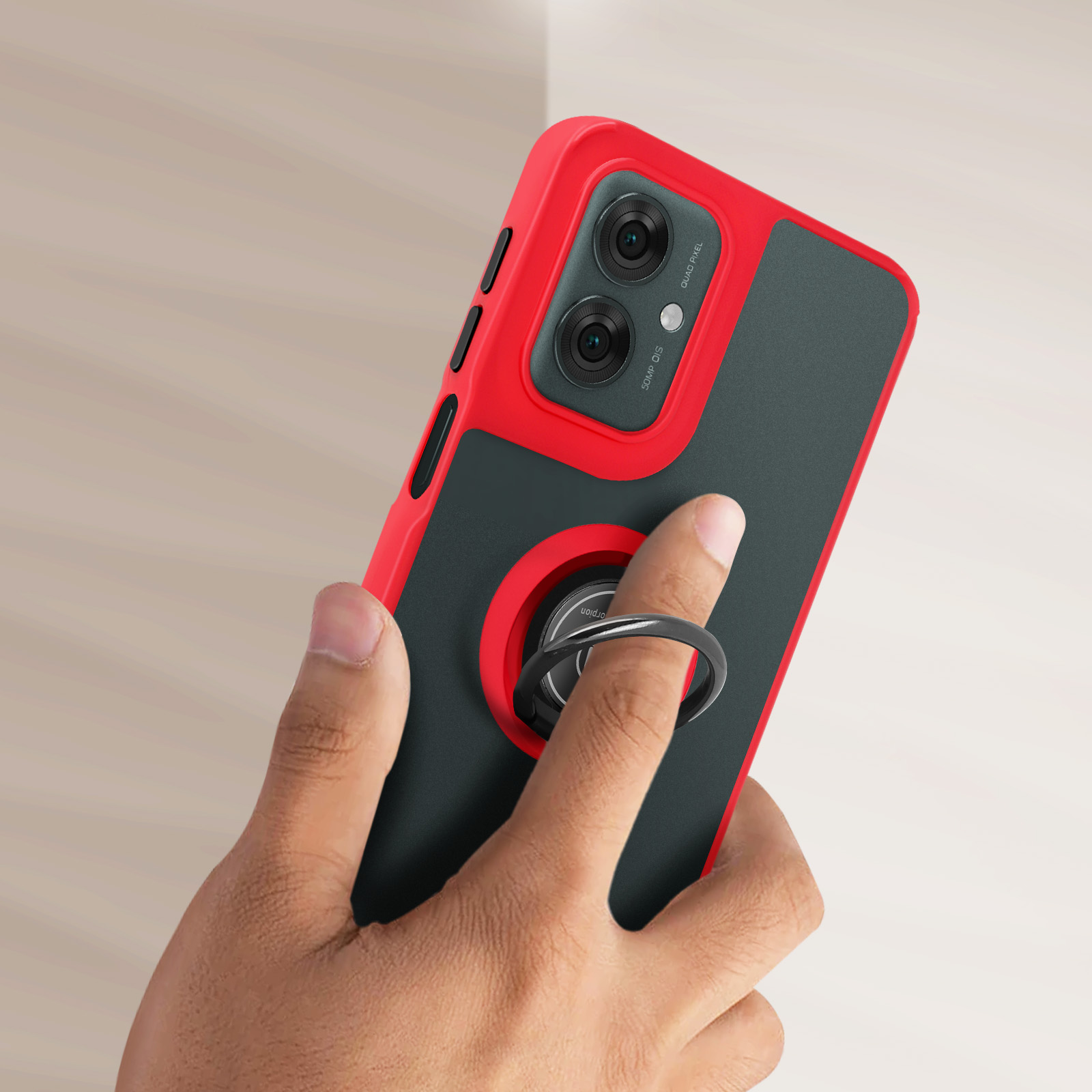 Custodia a portafoglio per Motorola Moto G55, antiurto, in