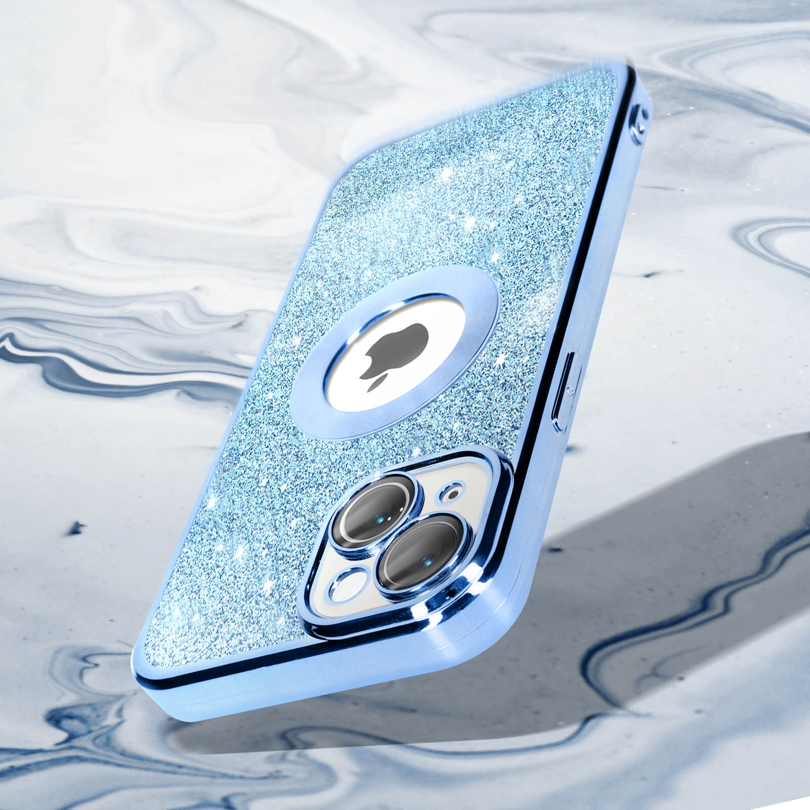 Custodia GaoBao Con Glitter Per IPhone 14, Trasparente Con MagSafe, Antiurdo TPU Morbido - 3