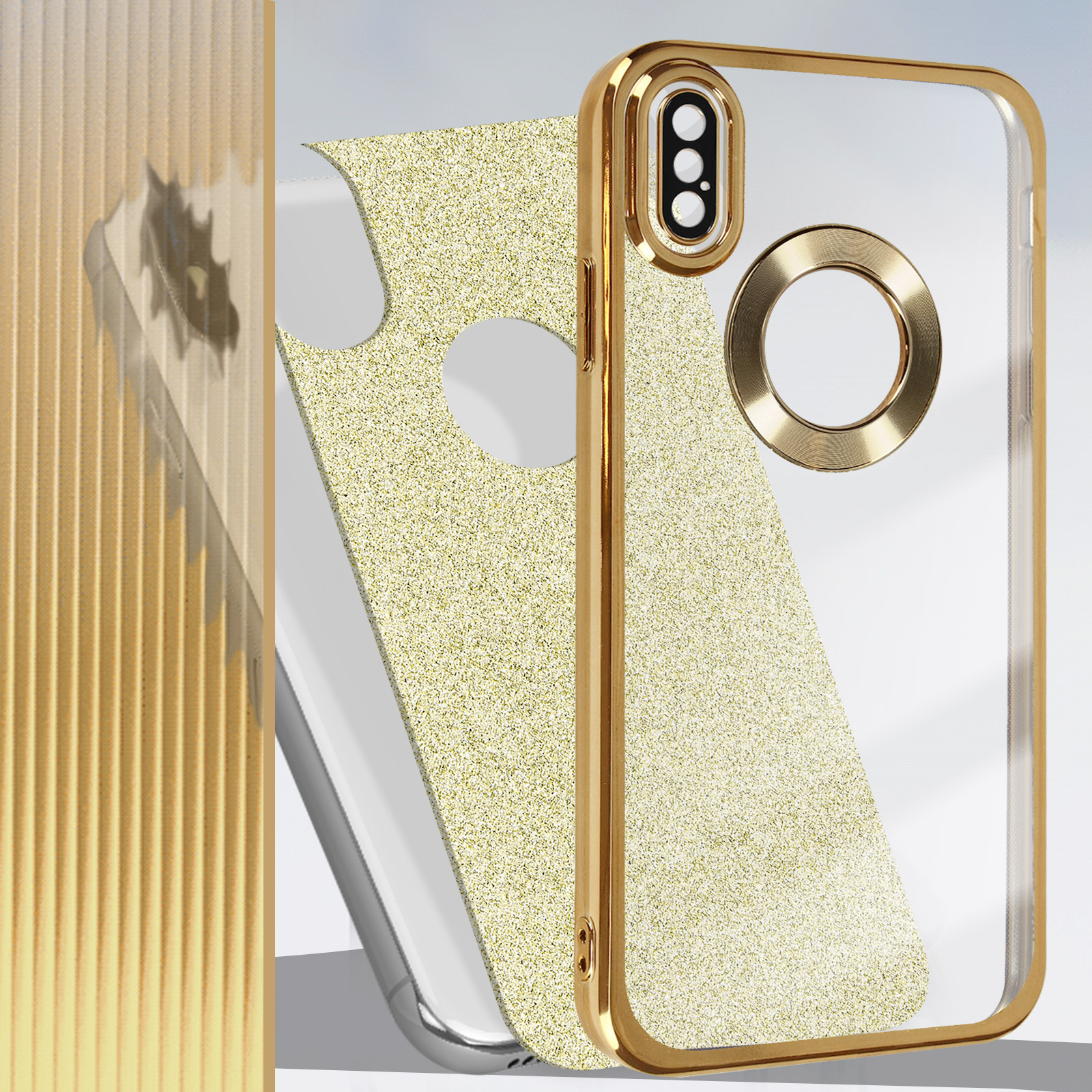 5D Occhiali Per Il IPhone 6 6s X XR XS Velo Di Vetro Completa Protezione Dello S - Foto 5