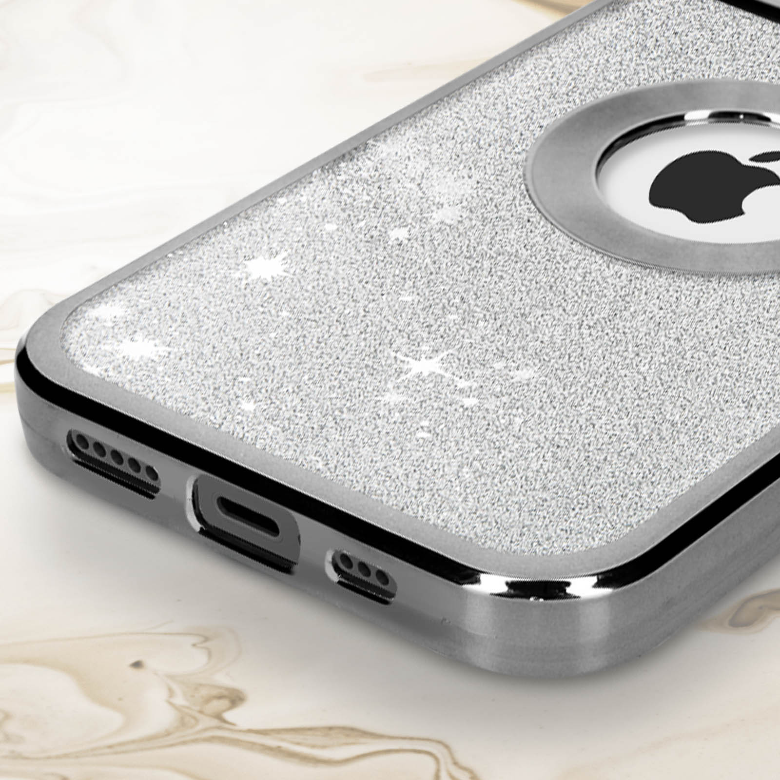 Funda Purpurina Compatible Con MagSafe Para IPhone 14 Pro Max - La Casa De Las Carcasas