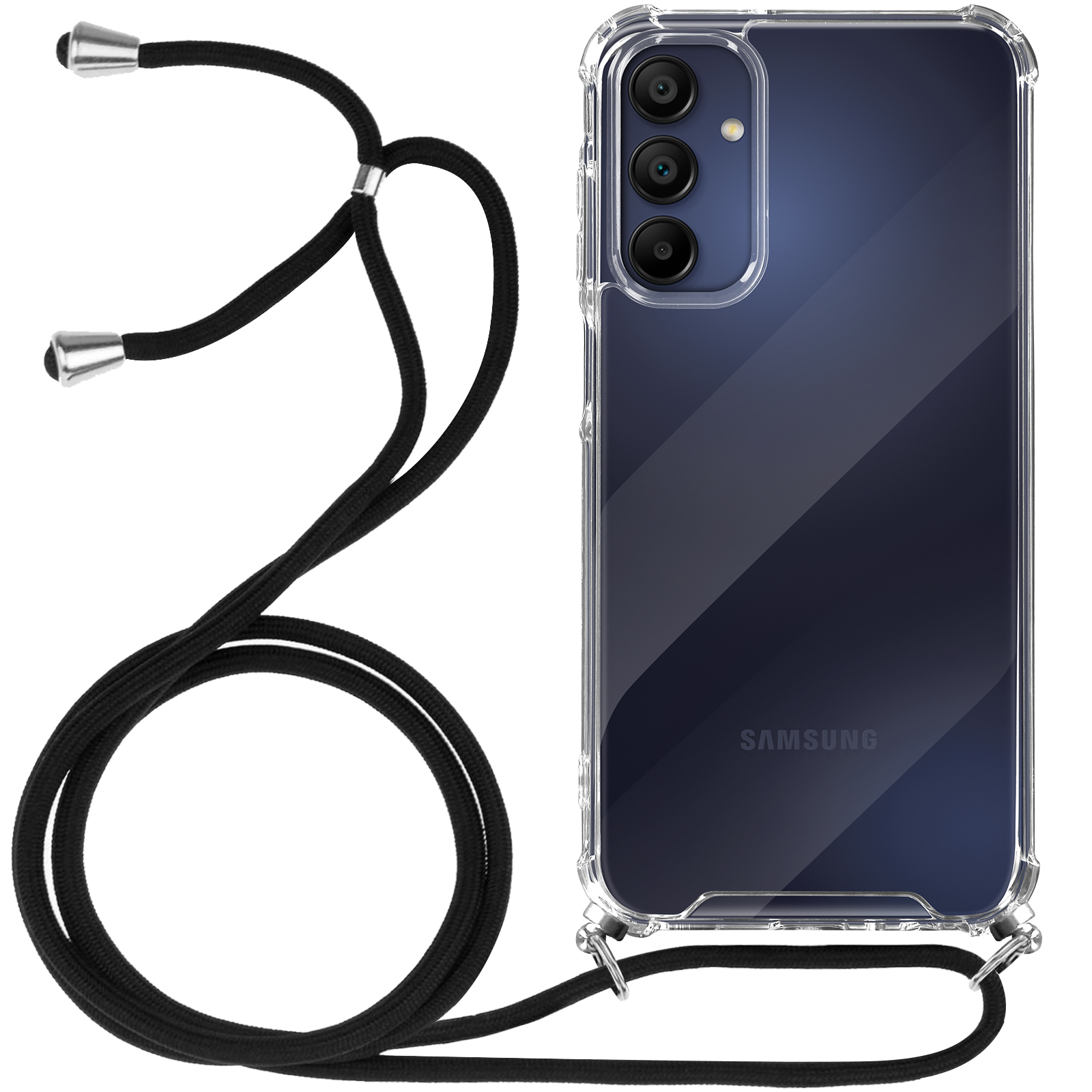Custodia Per Umidigi A15: 2 Pezzi Morbide Al Silicone TPU, Sottili E Antigraffio, Cover Anti-Caduta (Nero Stampa)