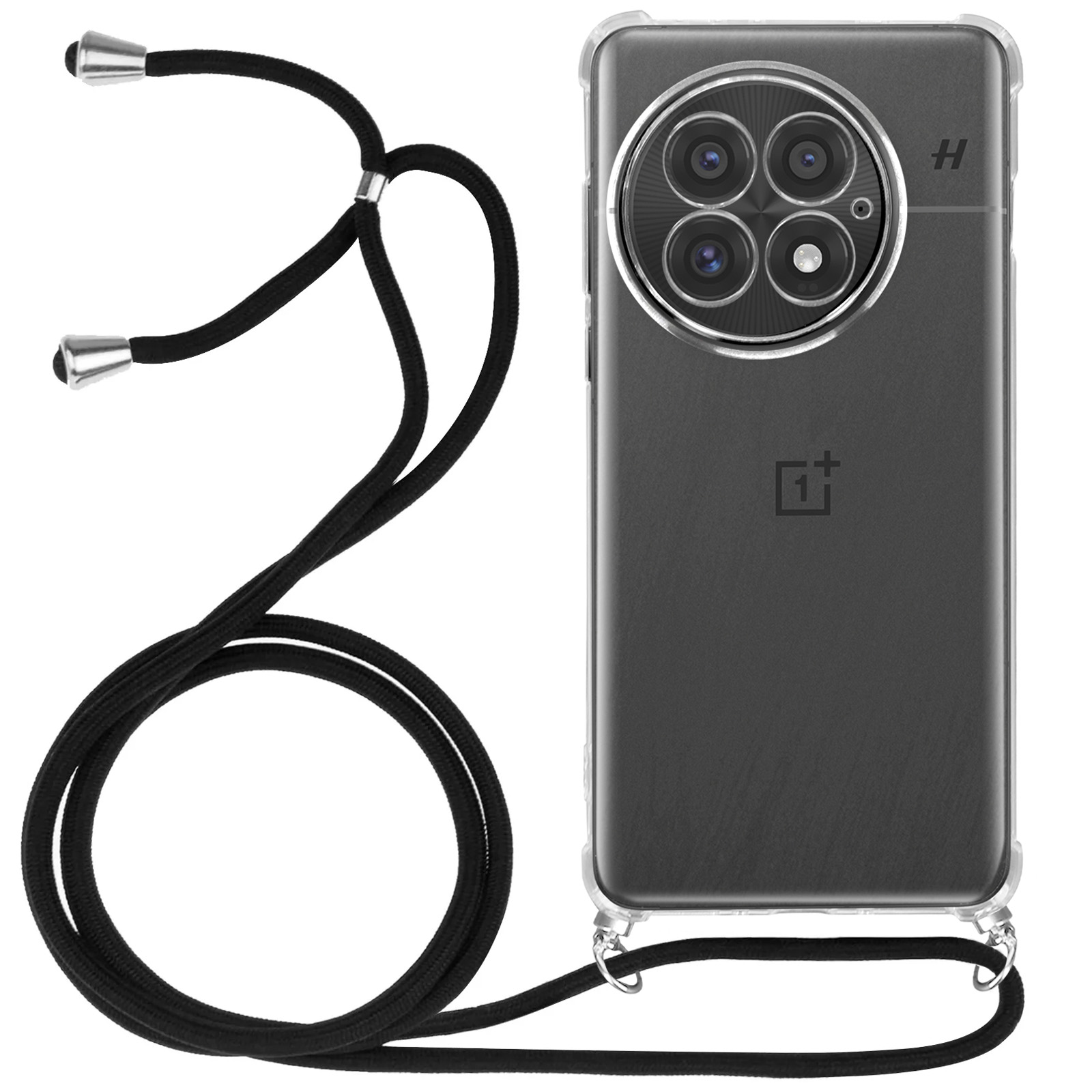 Custodia In Similpelle Per Oneplus 6, Cover Posteriore Con Motivo Girl, Leggera E Sottile, Nera