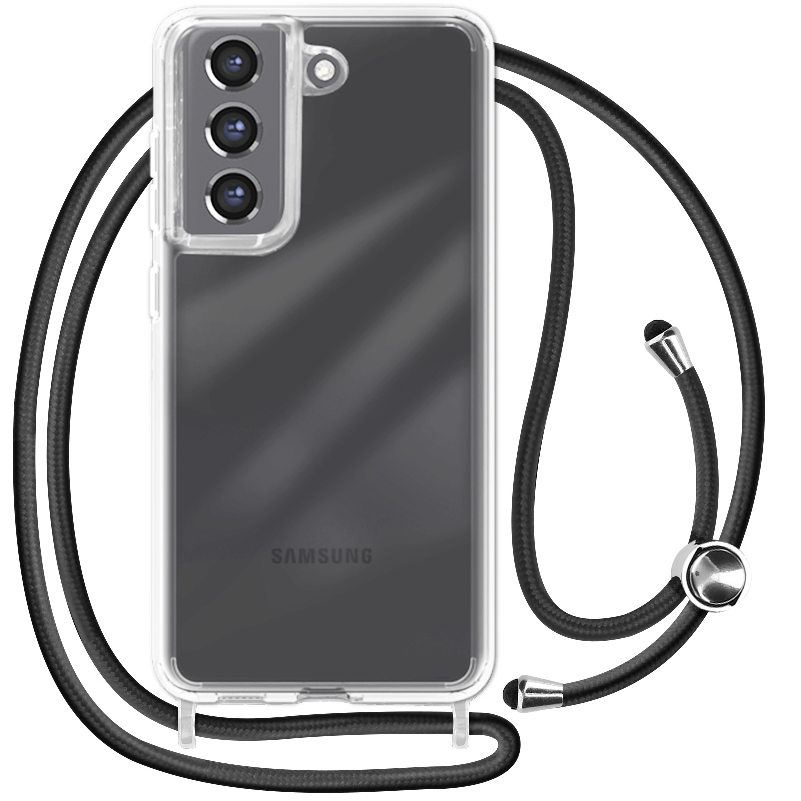 Custodia In Silicone Morbida Per Samsung Galaxy S21 FE – Antigraffio, Bianca - 2