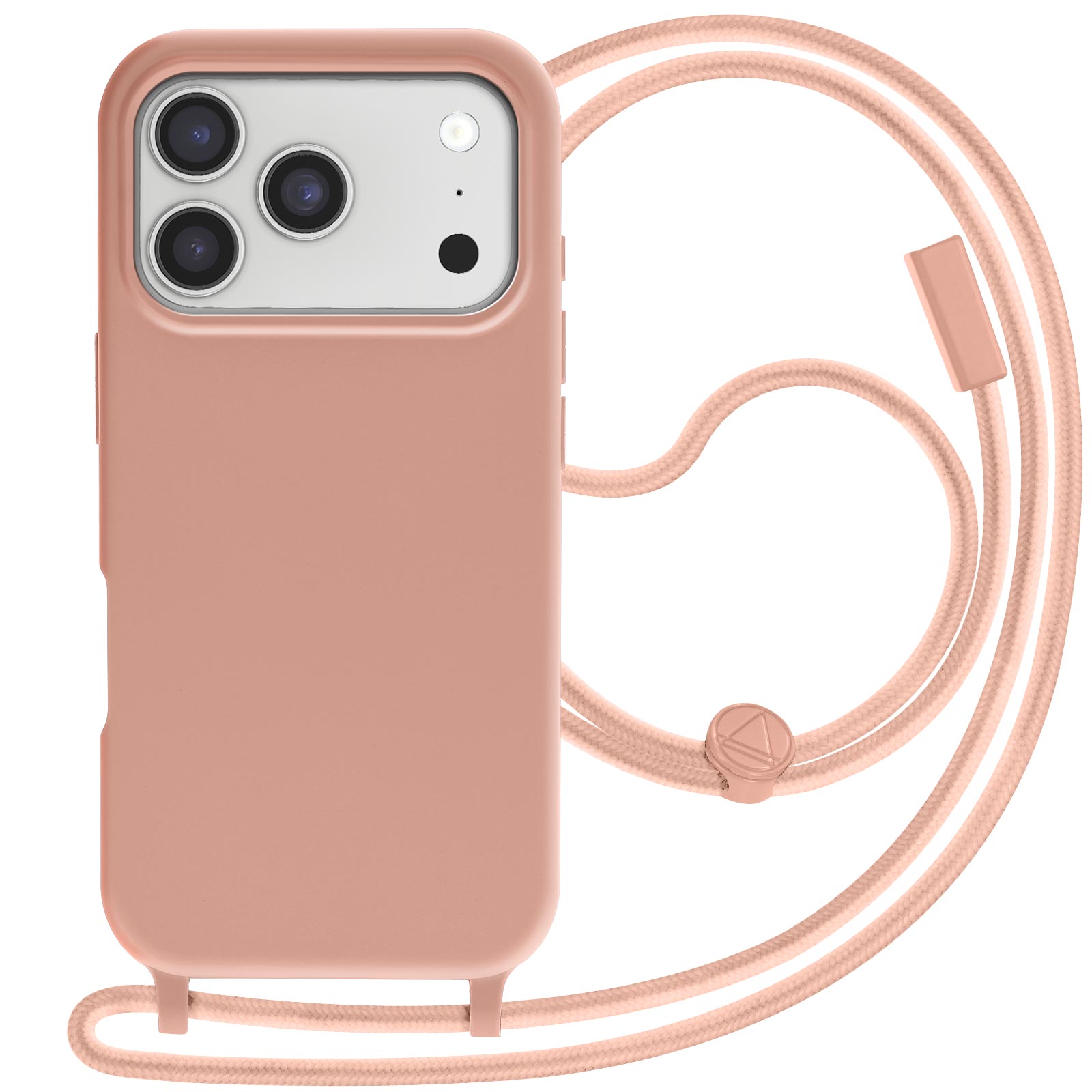 SNCLET per Oppo A17 Trasparente Custodia con Cordino per Oppo A17k Cover Sottile Morbido TPU Shockproof Coperture Cordino Regolabile Anti Scratch Cover Case per Oppo A17/Oppo A17k,Rosa