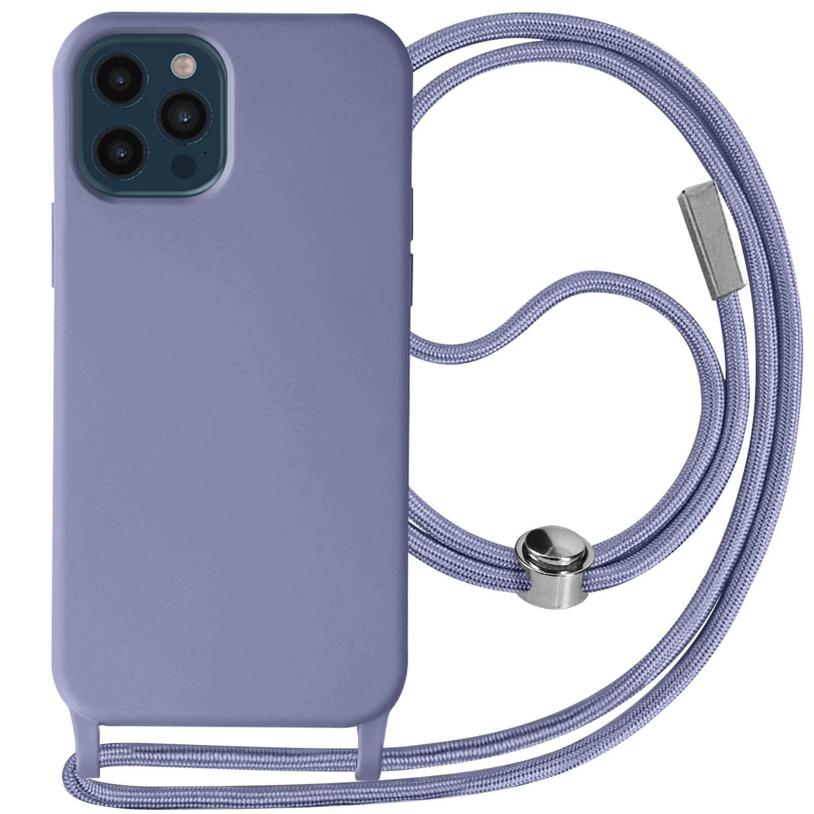 Custodia Con Collana Per IPhone 12 E 12 Pro - Trasparente, Con Cinturino Regolabile E Protezione 360° - 2